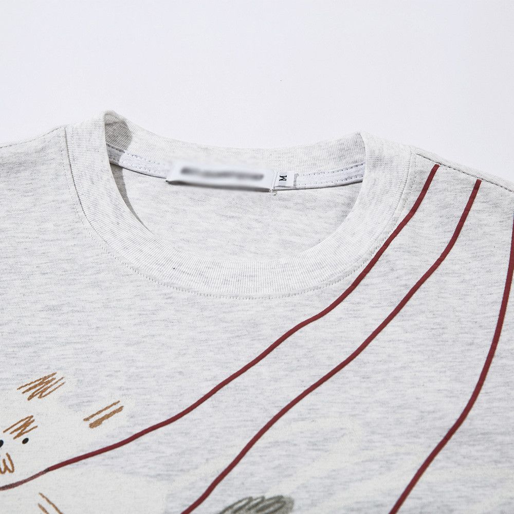 Japanese Brand × Vintage Boys' hip-hop trendy fun abstract animal print T-shirt Size US M / EU 48-50 / 2 - 3 Thumbnail