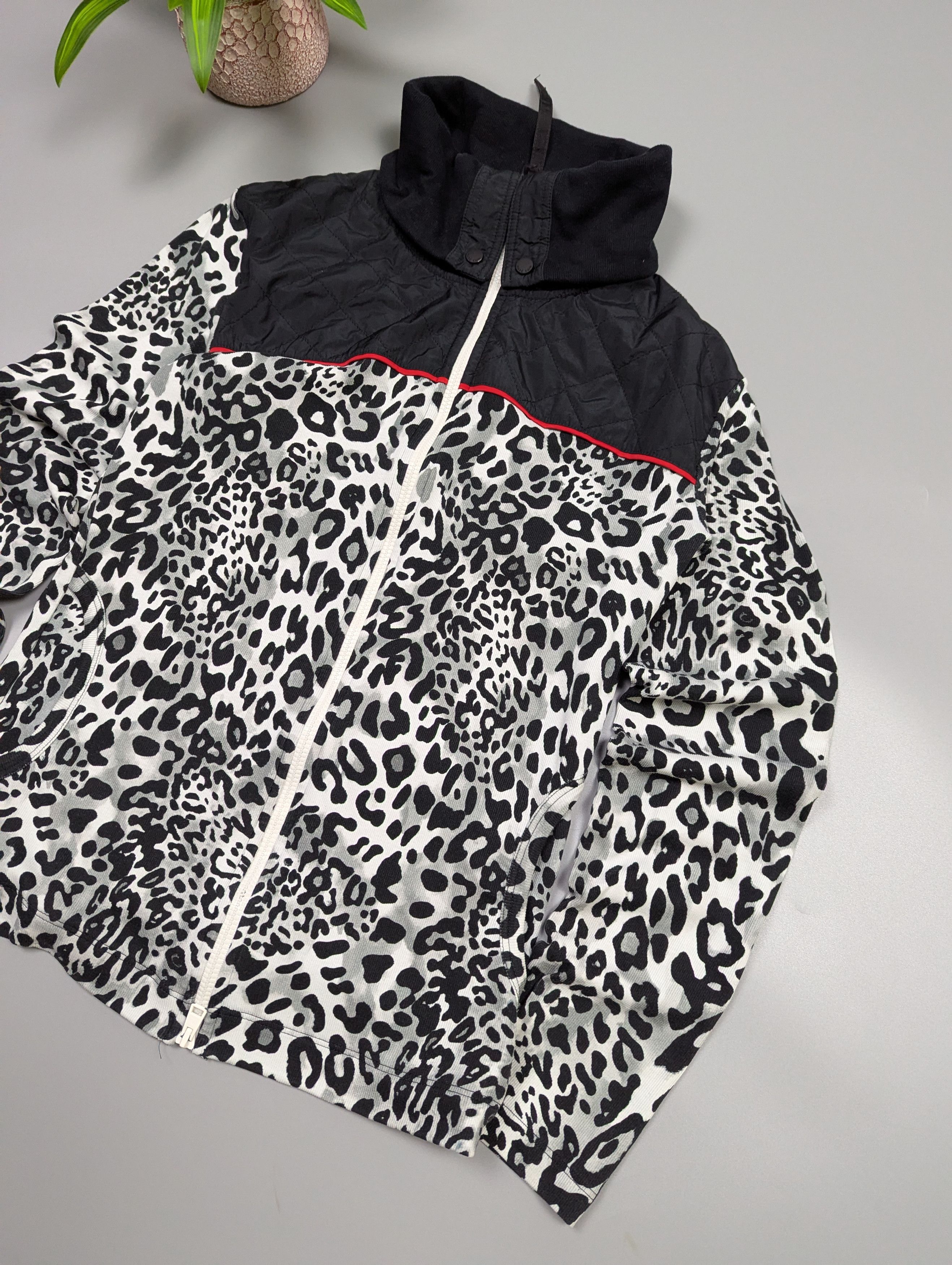 Other MARC CAIN Women’s Leopard Print Full Zip Jacket/Sweatshirt Size M / US 6-8 / IT 42-44 - 6 Thumbnail