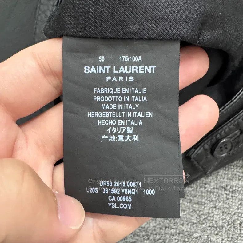 Saint Laurent Paris Saint Laurent Paris Leather jacket Size US M / EU 48-50 / 2 - 3 Thumbnail