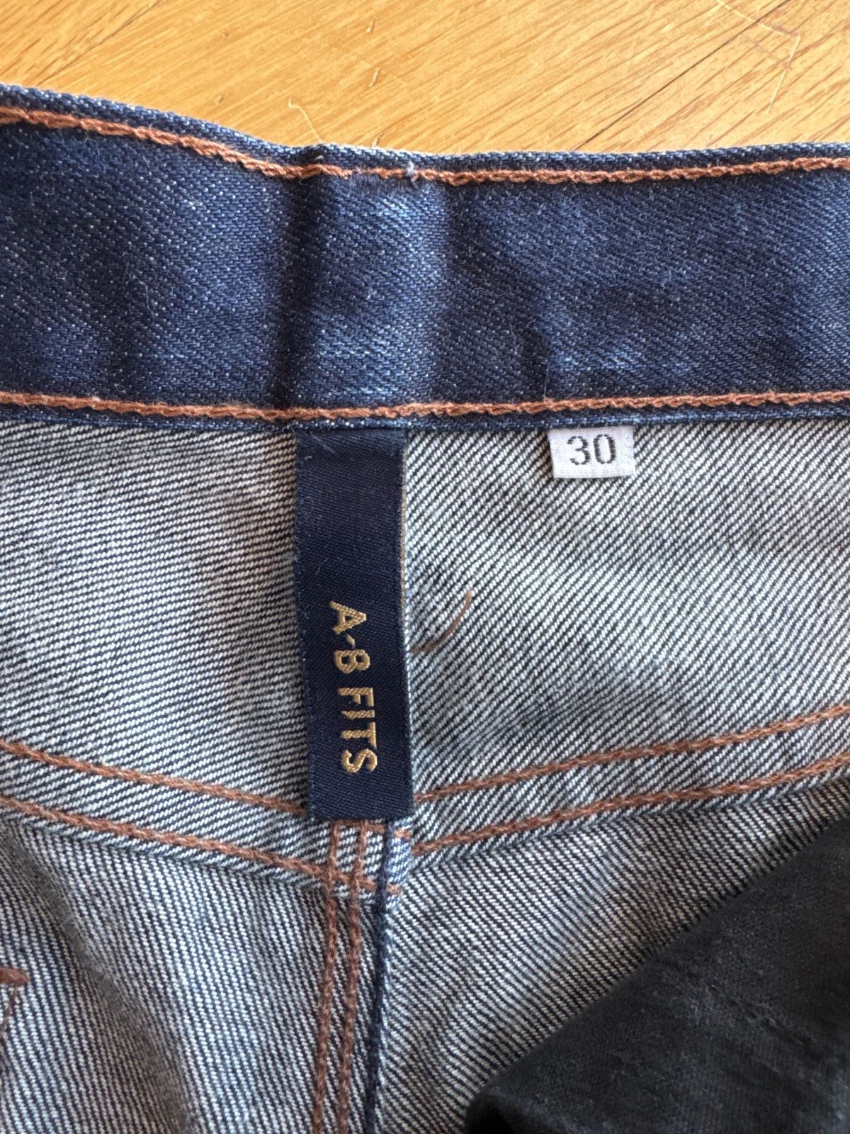 Other A-B Fits Selvedge Denim Dark Wash Size US 30 / EU 46 - 3 Thumbnail