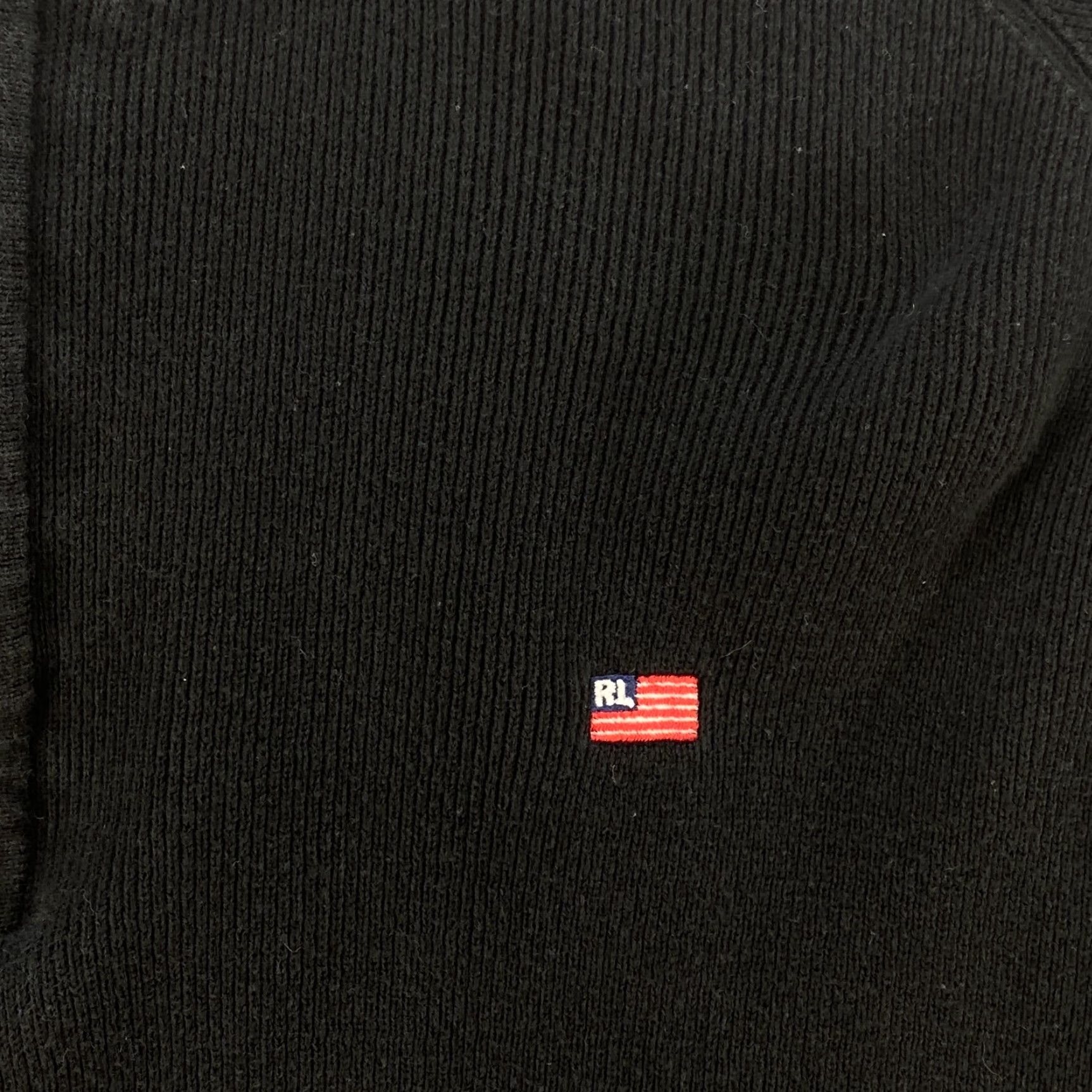 Polo Ralph Lauren VTG Polo Ralph Lauren Black 1/4 Zip Sweater Mock Neck XL Polo Jeans Company Shirt Mens Size US XL / EU 56 / 4 - 3 Thumbnail
