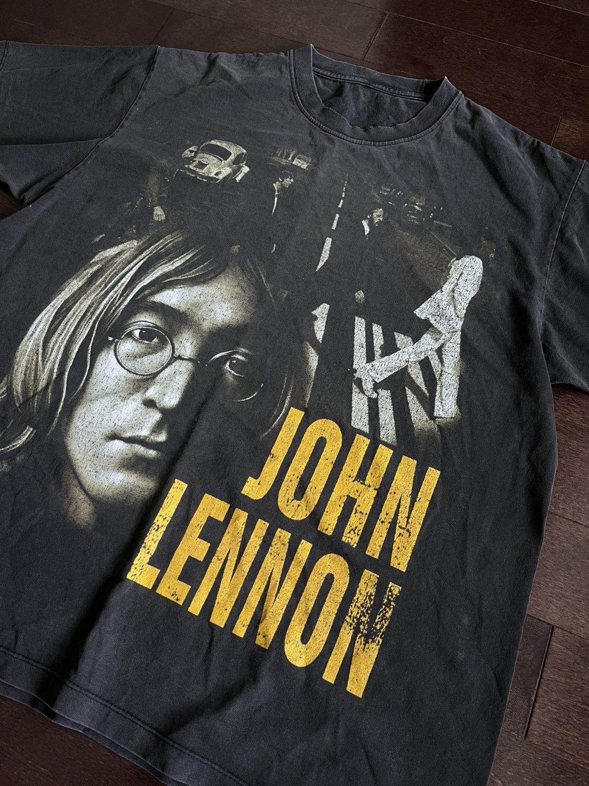 Other Vintage John Lennon Beatles Abbey Road Distressed Band Shirt Size US L / EU 52-54 / 3 - 2 Thumbnail