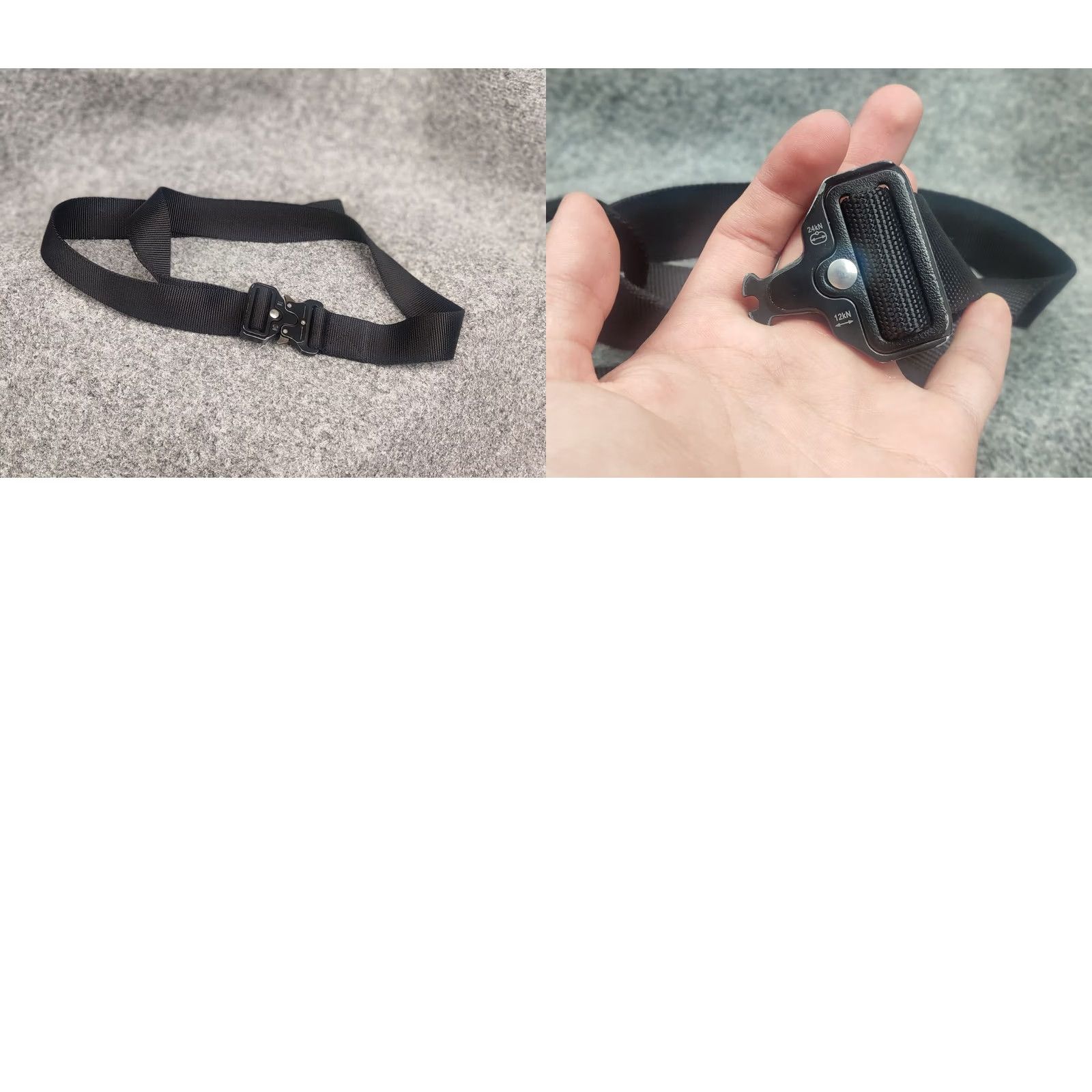 Alyx VINTAGE Japan LGB Style Black Alyx Nylon Canvas Safety Buckle Belt Metal Logo Y2K Size ONE SIZE - 9 Thumbnail