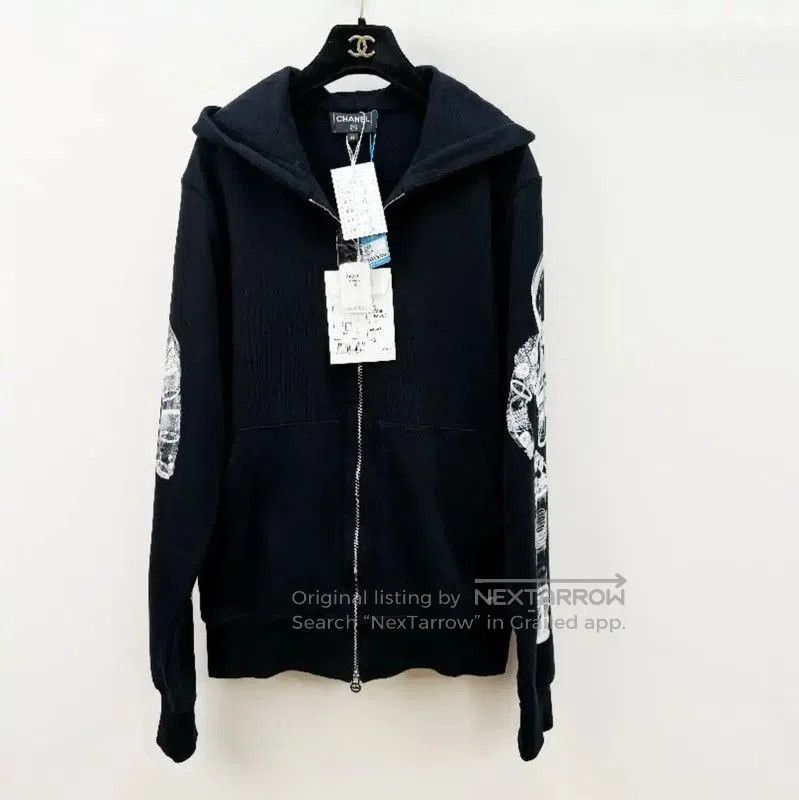 Chanel Chanel Men's Black Long Sleeve Cardigan . Size US M / EU 48-50 / 2 - 1 Thumbnail