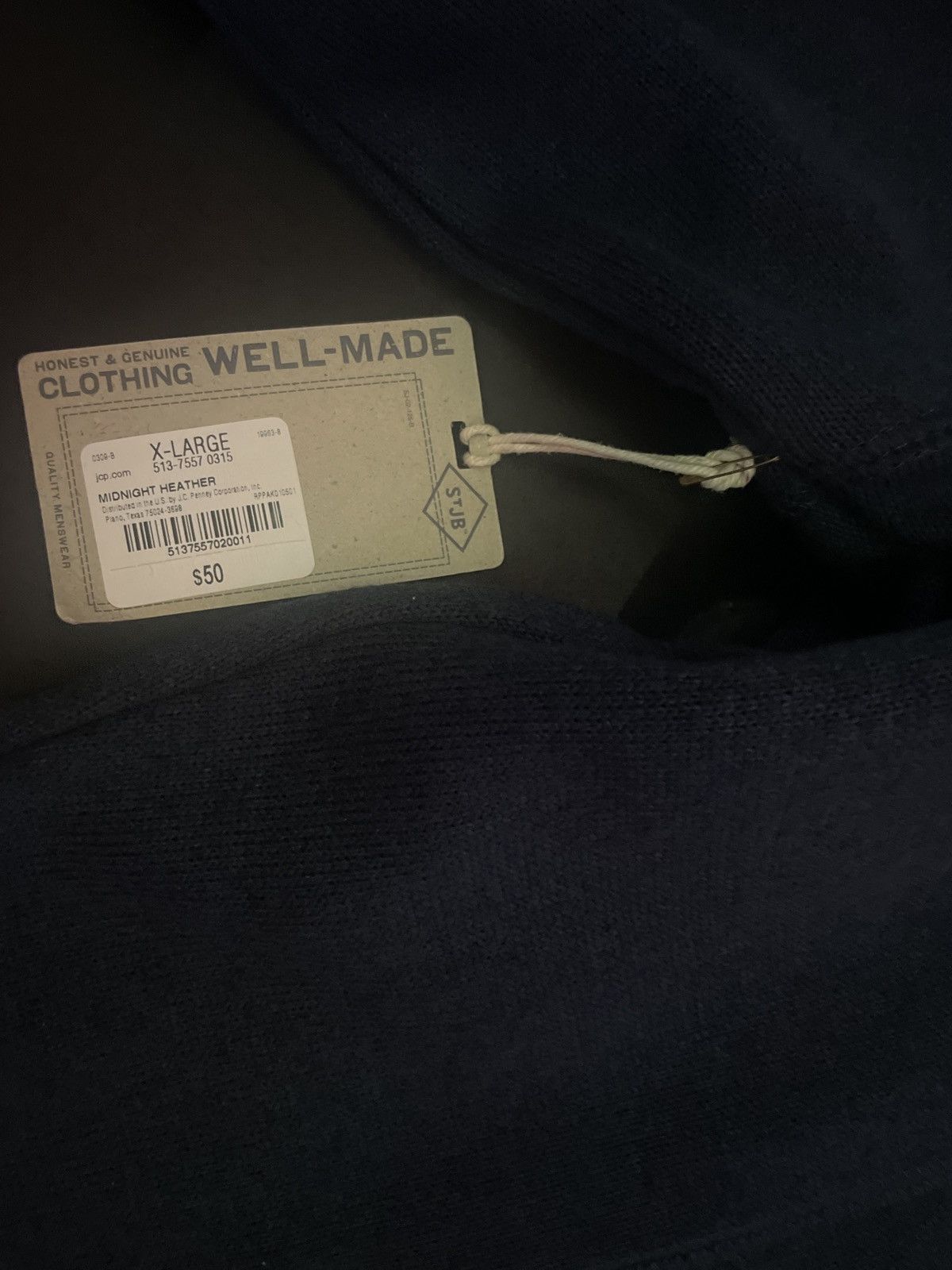St. Johns Bay Navy Blue St. John's Bay Zip Up Fleece Size US XL / EU 56 / 4 - 2 Thumbnail