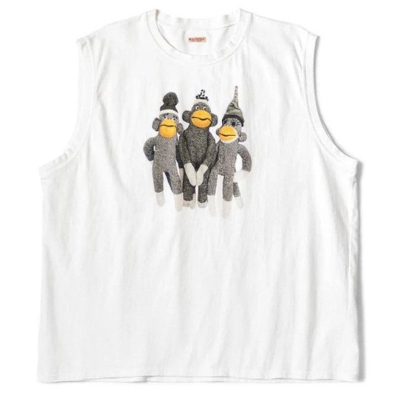Kapital Kapital Jersey Sleeveless Big-T (Monkey Amigo) Size US S / EU 44-46 / 1 - 1 Thumbnail