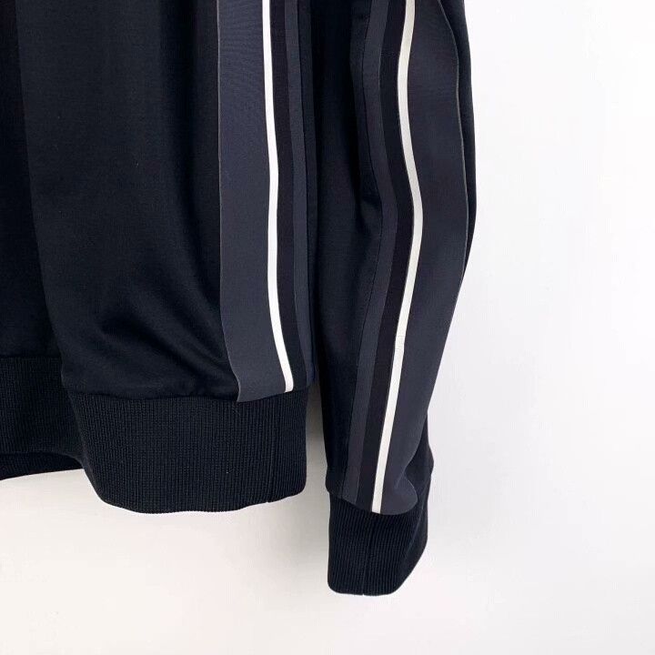 Prada Prada Black Striped Cotton Hooded Jacket Size US S / EU 44-46 / 1 - 5 Thumbnail