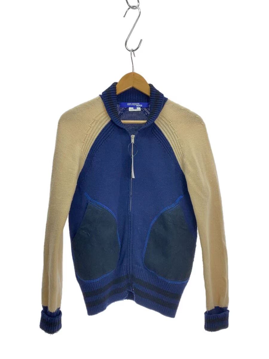 Zip Raglan Wool Knit Sweater