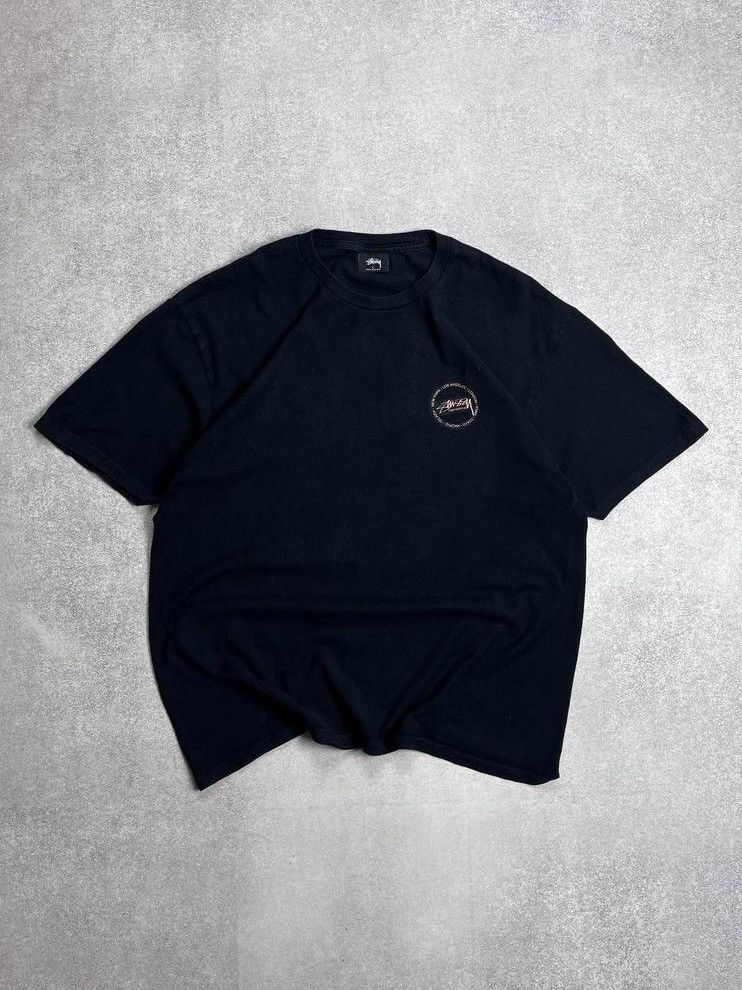 Stussy × Vintage VINTAGE STUSSY INTERNATIONAL BLACK BOXY T-SHIRT Y2K L Size US L / EU 52-54 / 3 - 3 Thumbnail