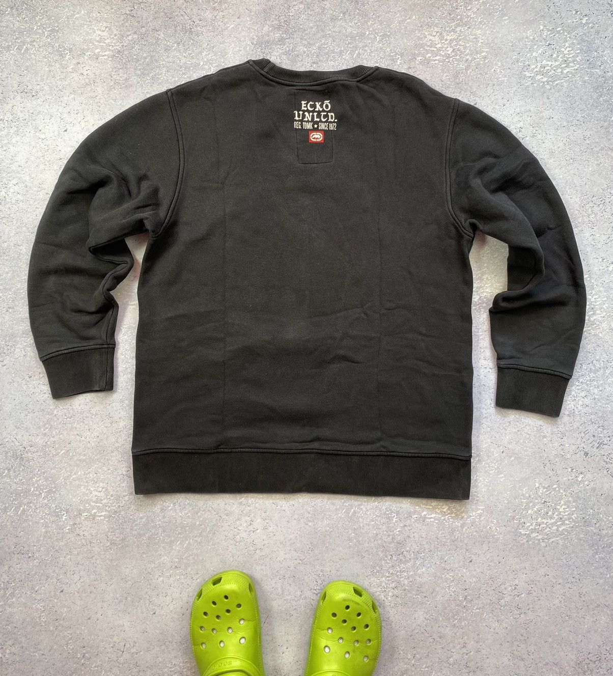 Ecko Unltd. Ecko Black Men’s Sweatshirt With Big Logo Reg Tomk Size US XL / EU 56 / 4 - 3 Thumbnail