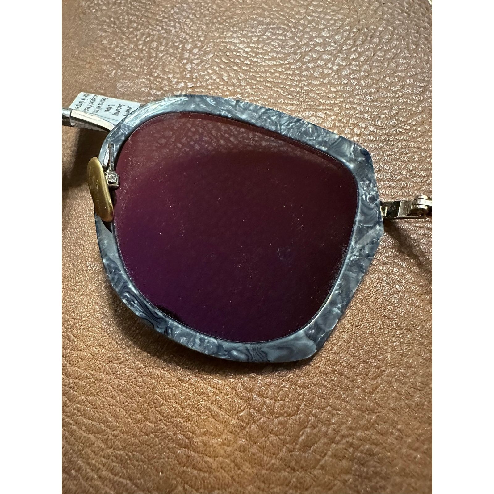 Yohji Yamamoto Yohji Yamamoto Black Marbled Sunglasses Goldtone Japanese Size ONE SIZE - 8 Thumbnail