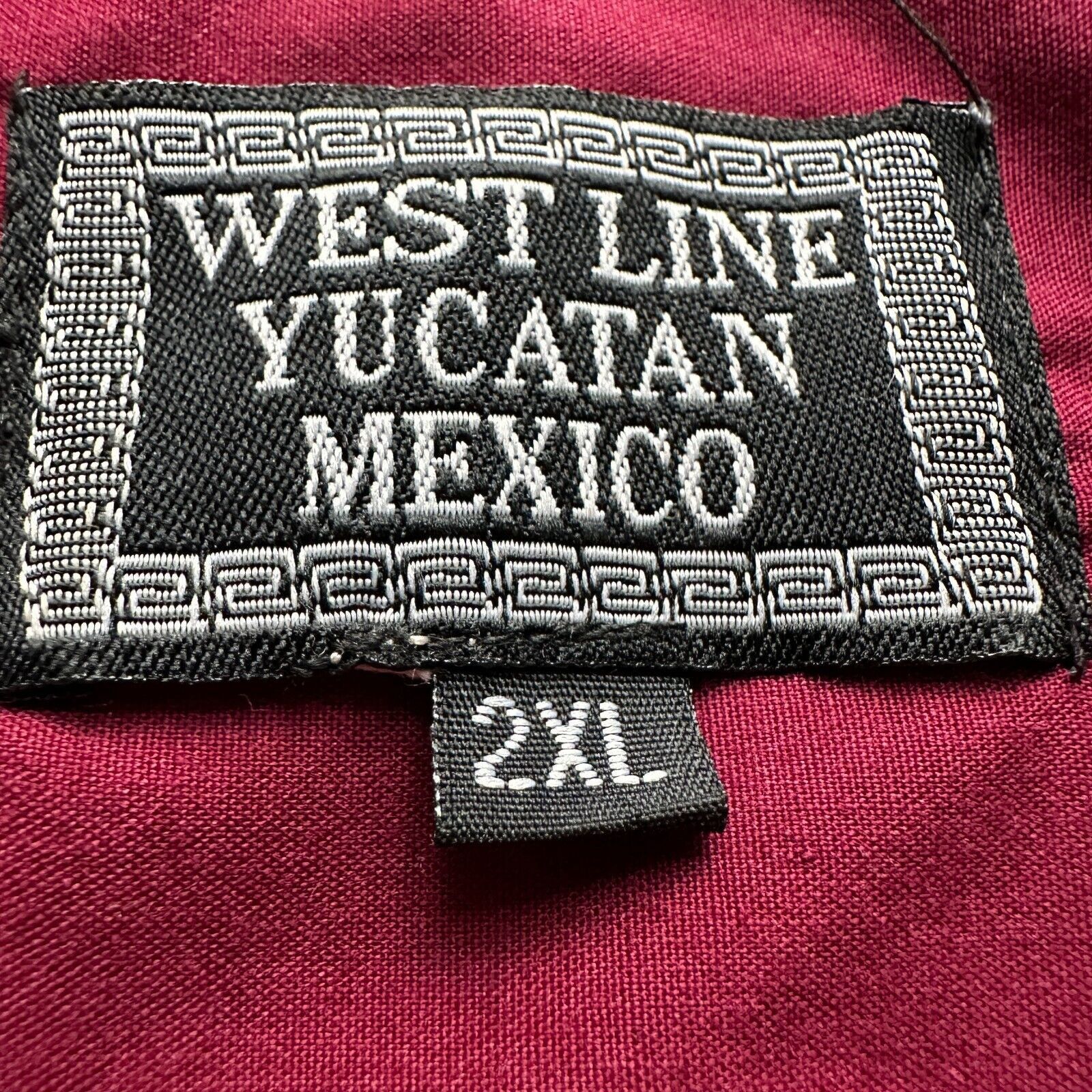 The Unbranded Brand West Line Yucatan Mexico Shirt Men 2XL Red Smoking Lounge Size US XXL / EU 58 / 5 - 5 Thumbnail