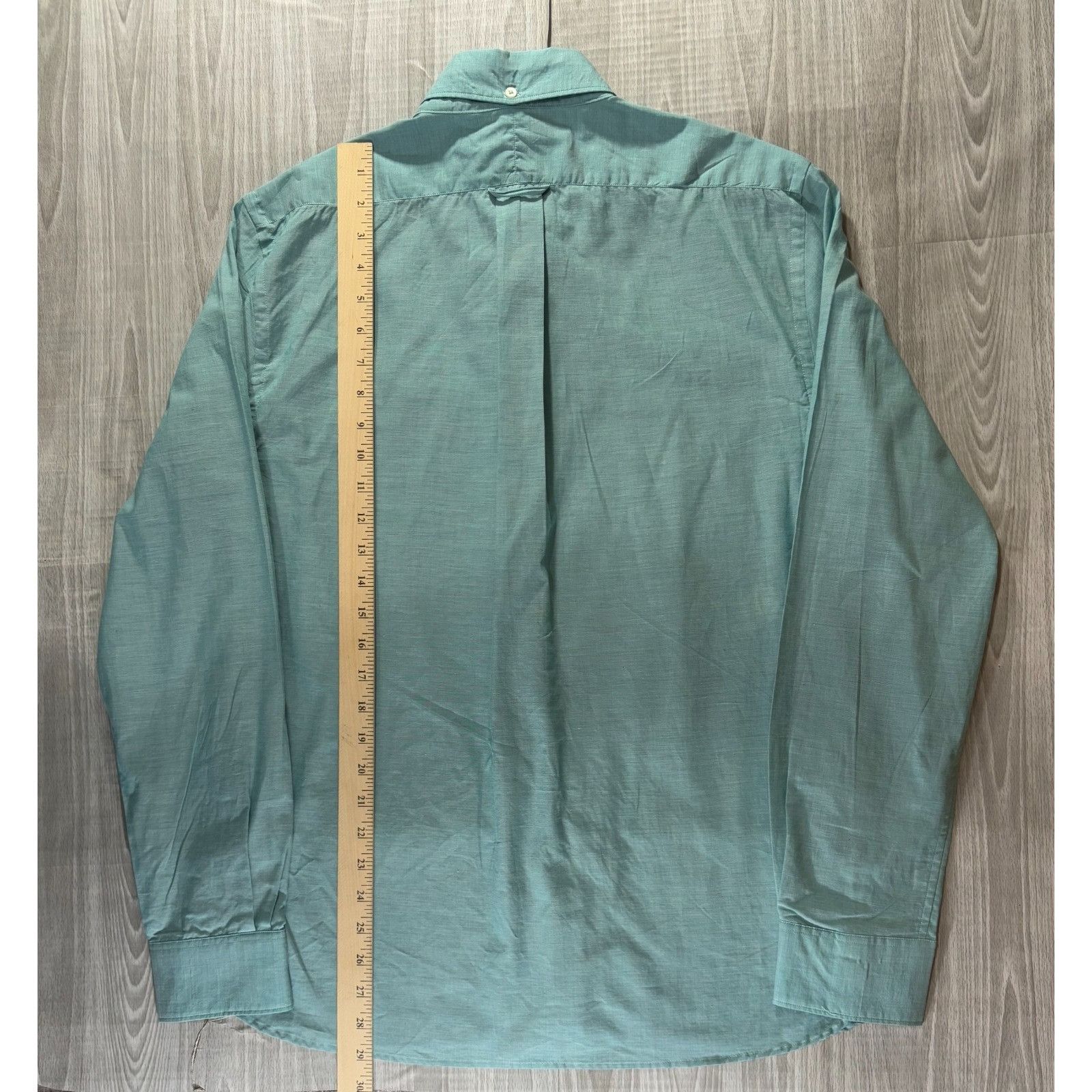 Todd Snyder Todd Snyder tropez cotton button down Shirt size M color tur Size US M / EU 48-50 / 2 - 8 Thumbnail