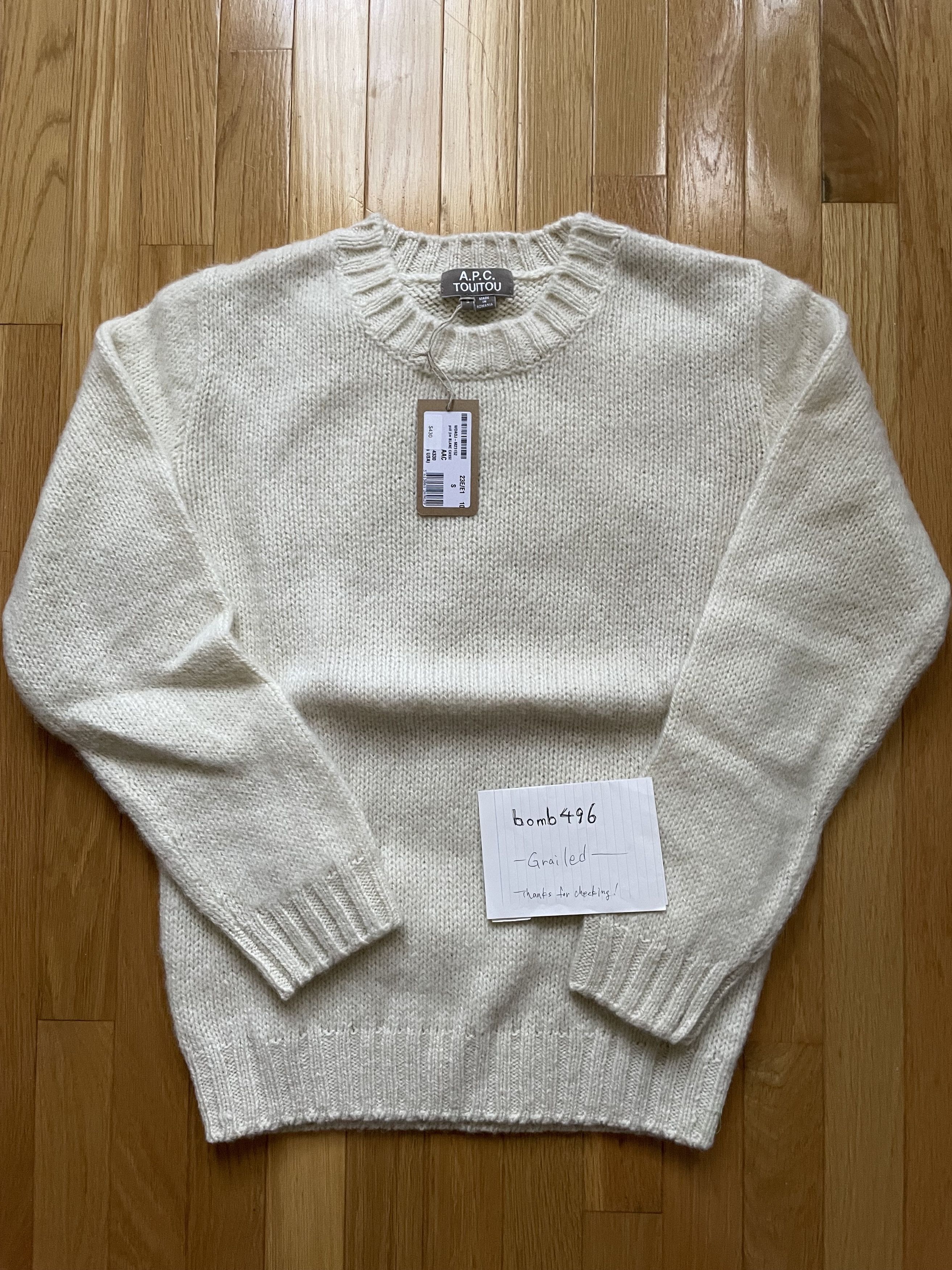 A.P.C. A.P.C. Jim Sweater Size US S / EU 44-46 / 1 - 1 Thumbnail