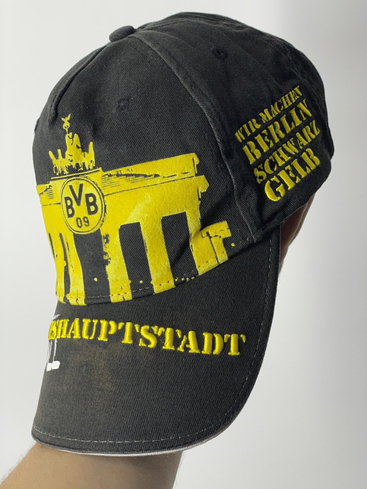 Other Vintage Faded BVB Big logo Embroidered Dortmund Cap Size ONE SIZE - 5 Thumbnail
