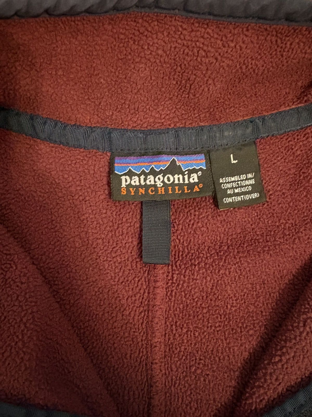 Patagonia Vintage Patagonia Chimera Synchilla Pullover Fleece Size US L / EU 52-54 / 3 - 3 Thumbnail
