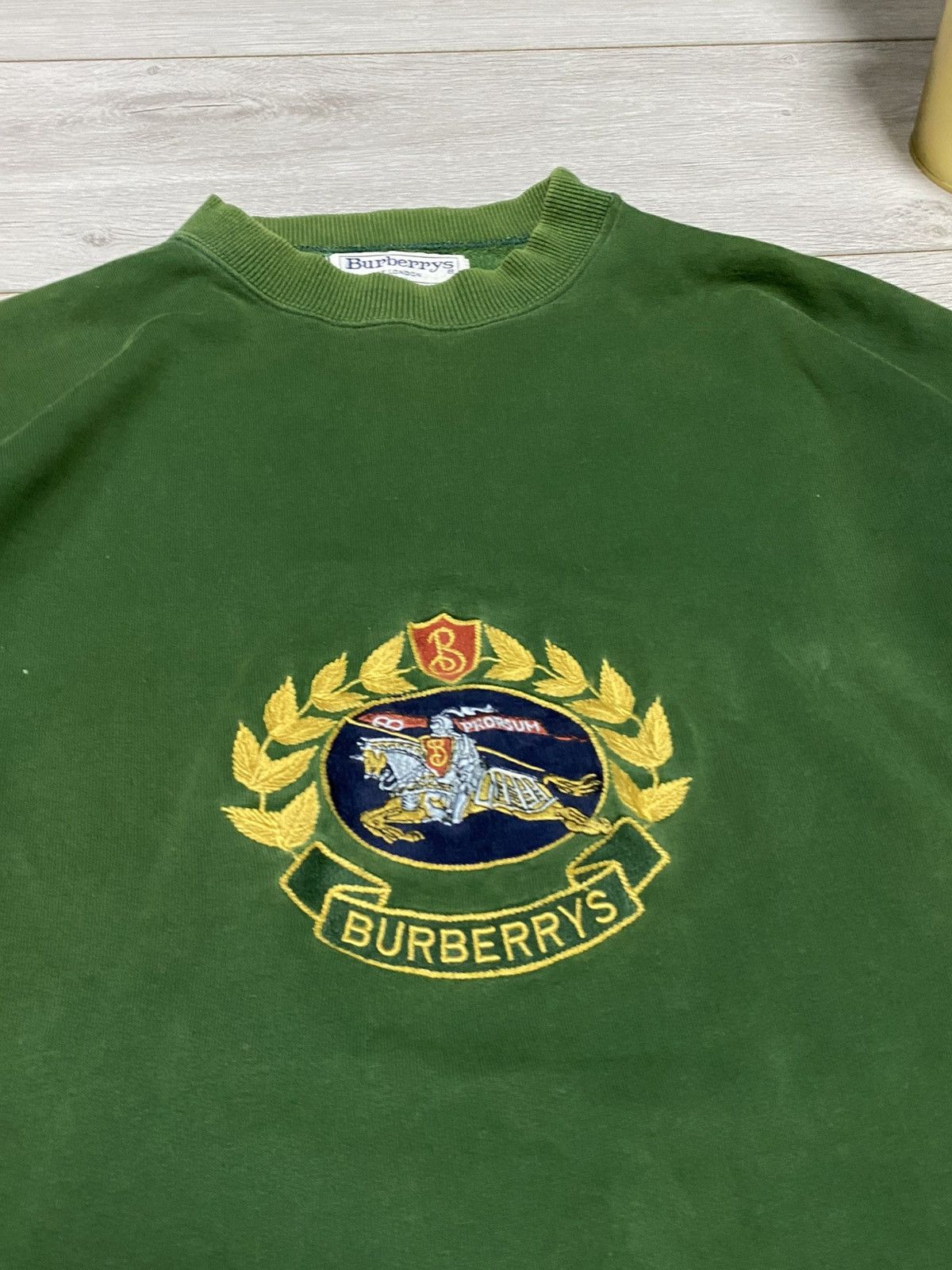 Burberry Burberry prorsum vintage sweatshirt big logo Size US XL / EU 56 / 4 - 2 Thumbnail