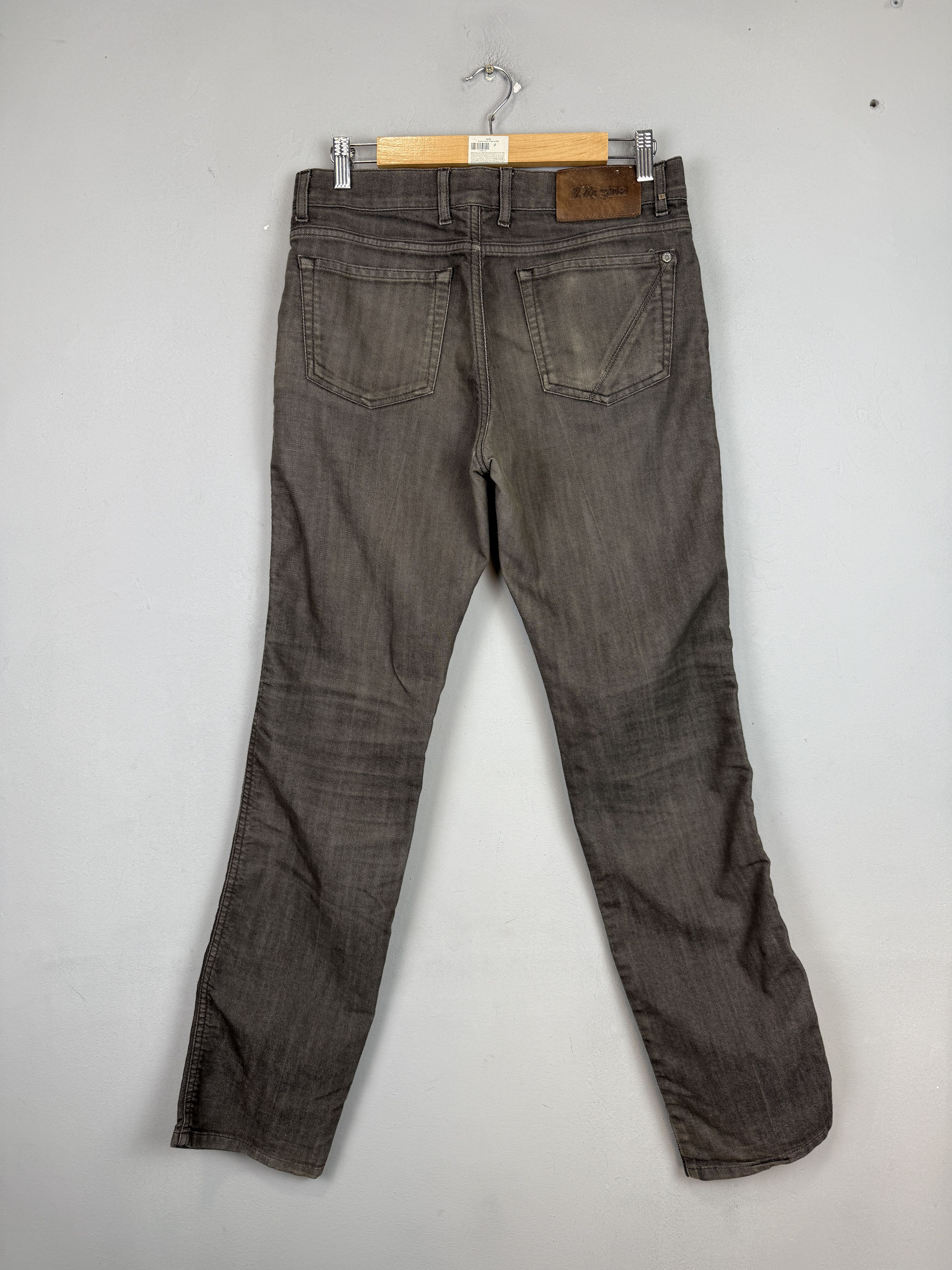 Ermenegildo Zegna Z Zegna Jeans Slim Fit Regular Rise Brown Trouser Size US 34 / EU 50 - 3 Thumbnail