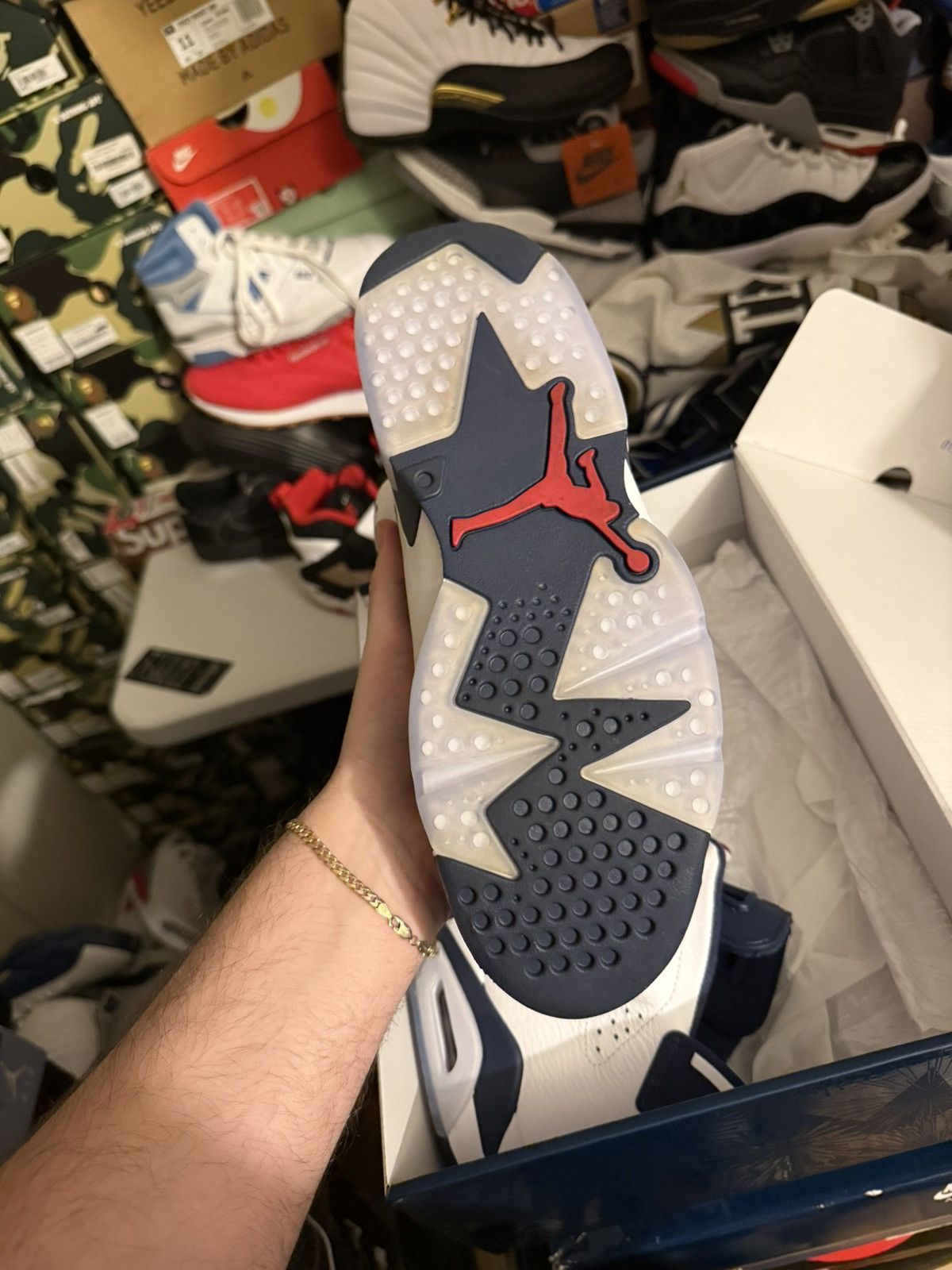 Jordan Brand Jordan retro 6 olympic sz 9 Size US 9 / EU 42 - 6 Thumbnail