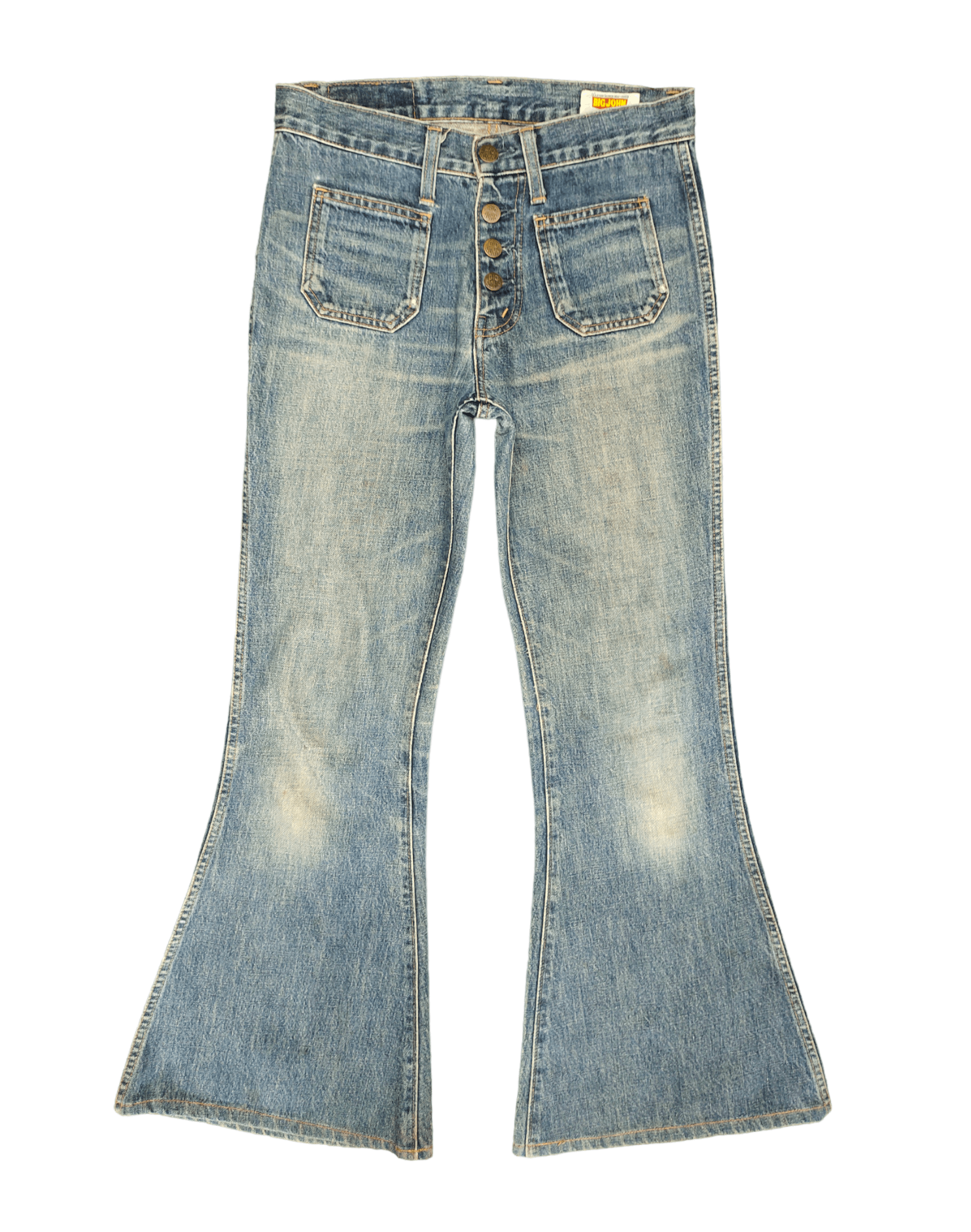 Big John Super Flare Jeans Big John Bell Bottom Denim Y2k Size US 28 / EU 44 - 1 Thumbnail