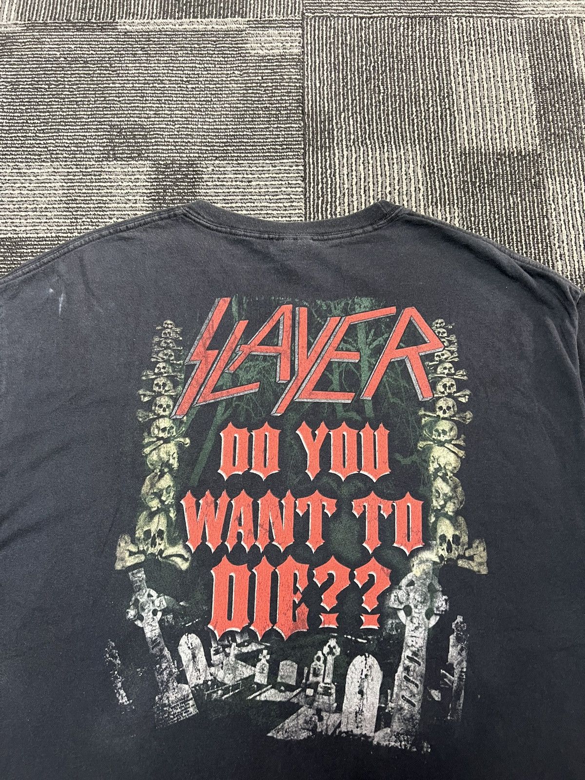 Band Tees (L) Vintage Slayer Do You Want To Die Band Tees Size US L / EU 52-54 / 3 - 7 Thumbnail