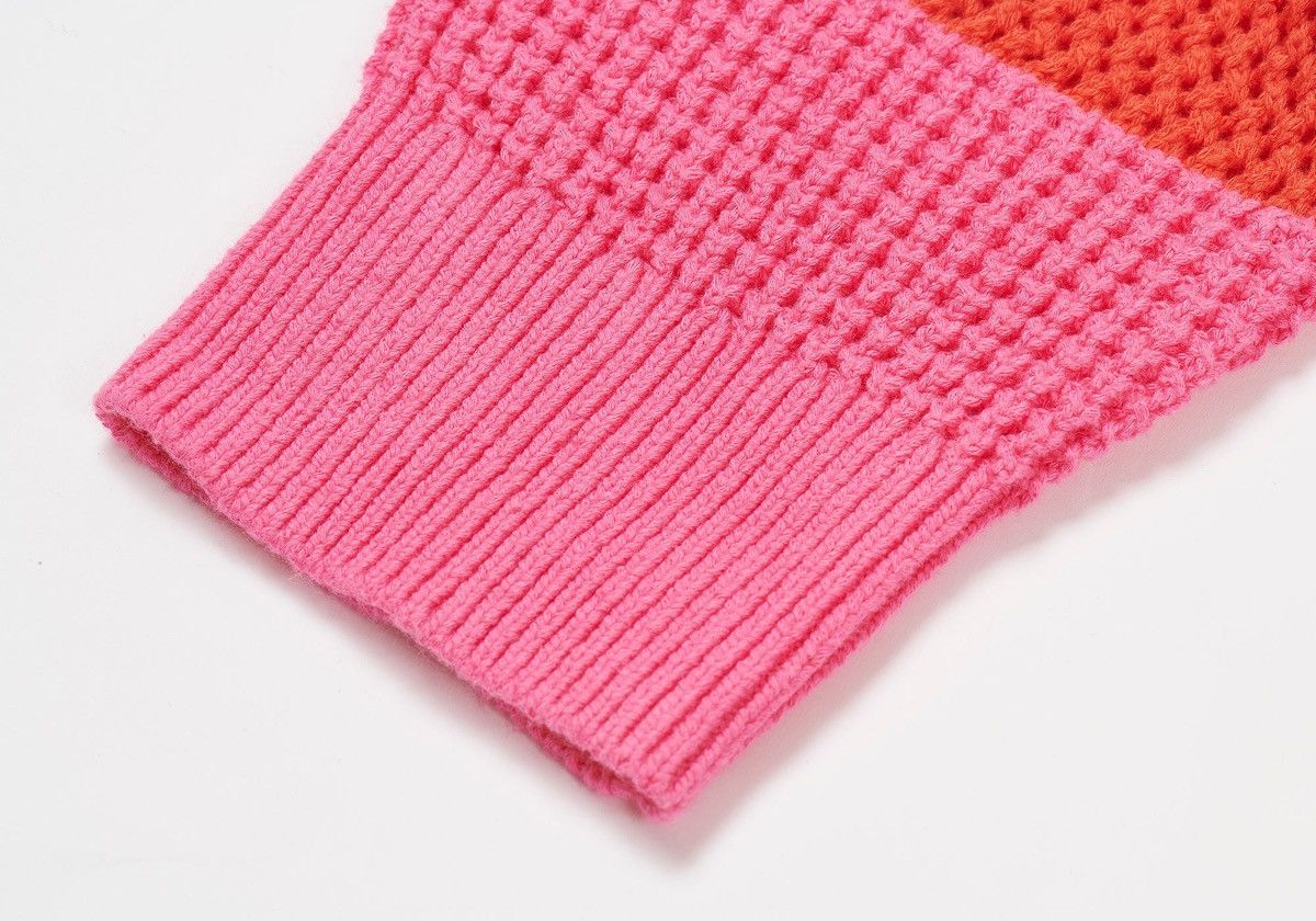 Palace Palace Open Stripe Knit Sweater in Pink / Orange Size Large Size US L / EU 52-54 / 3 - 3 Thumbnail