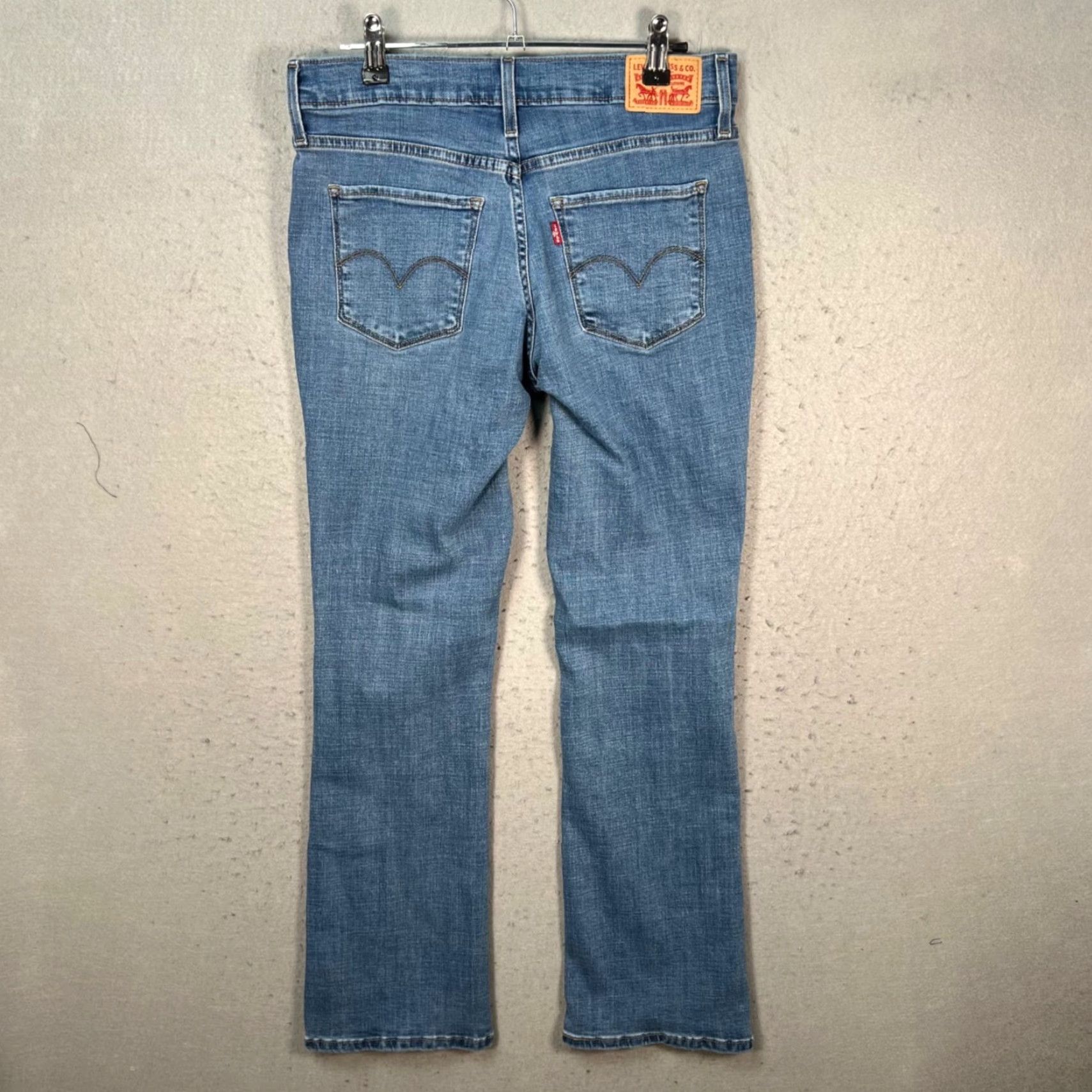 Levi's Levis 315 Shaping Bootcut Denim Jeans 28 Womens Medium Blue Stretch Jeans Size 28" / US 6 / IT 42 - 2 Thumbnail