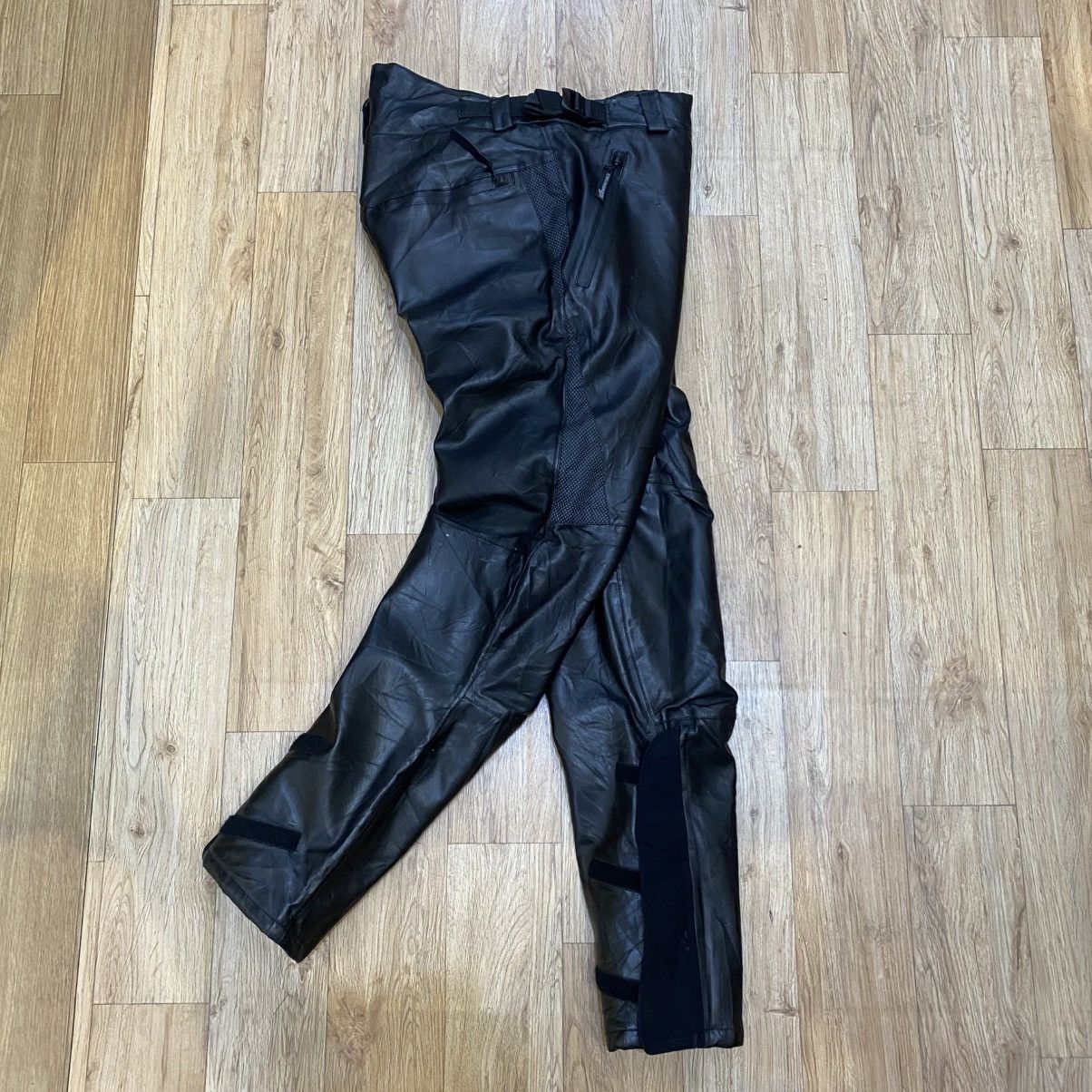 Tornado Mart Aegis Invincible Shield Rick Owen Style Leather Pants Size US 30 / EU 46 - 1 Thumbnail