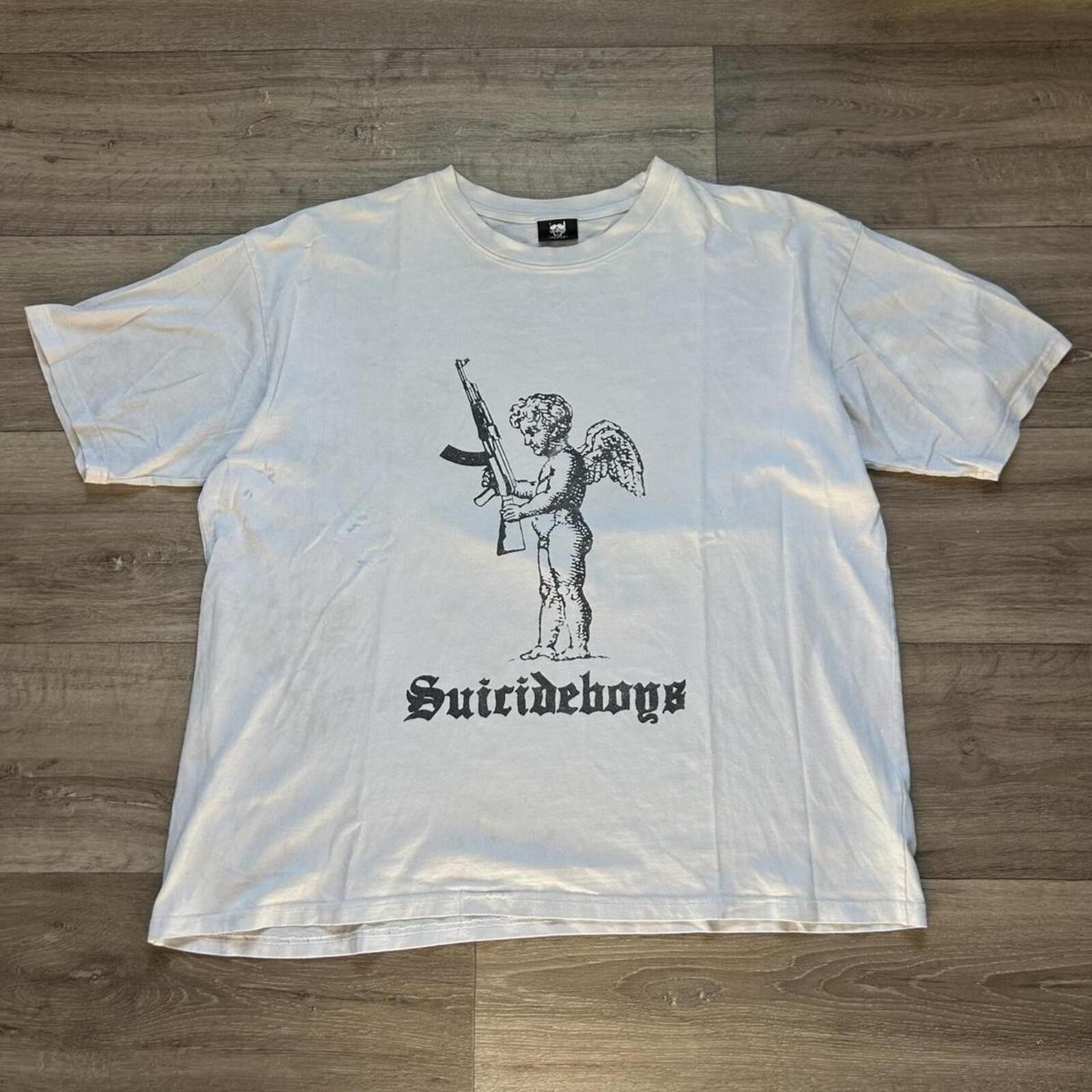 G59 Records Sick y2k Suicideboys white t shirt Size XL minor flaws Size US XL / EU 56 / 4 - 1 Thumbnail