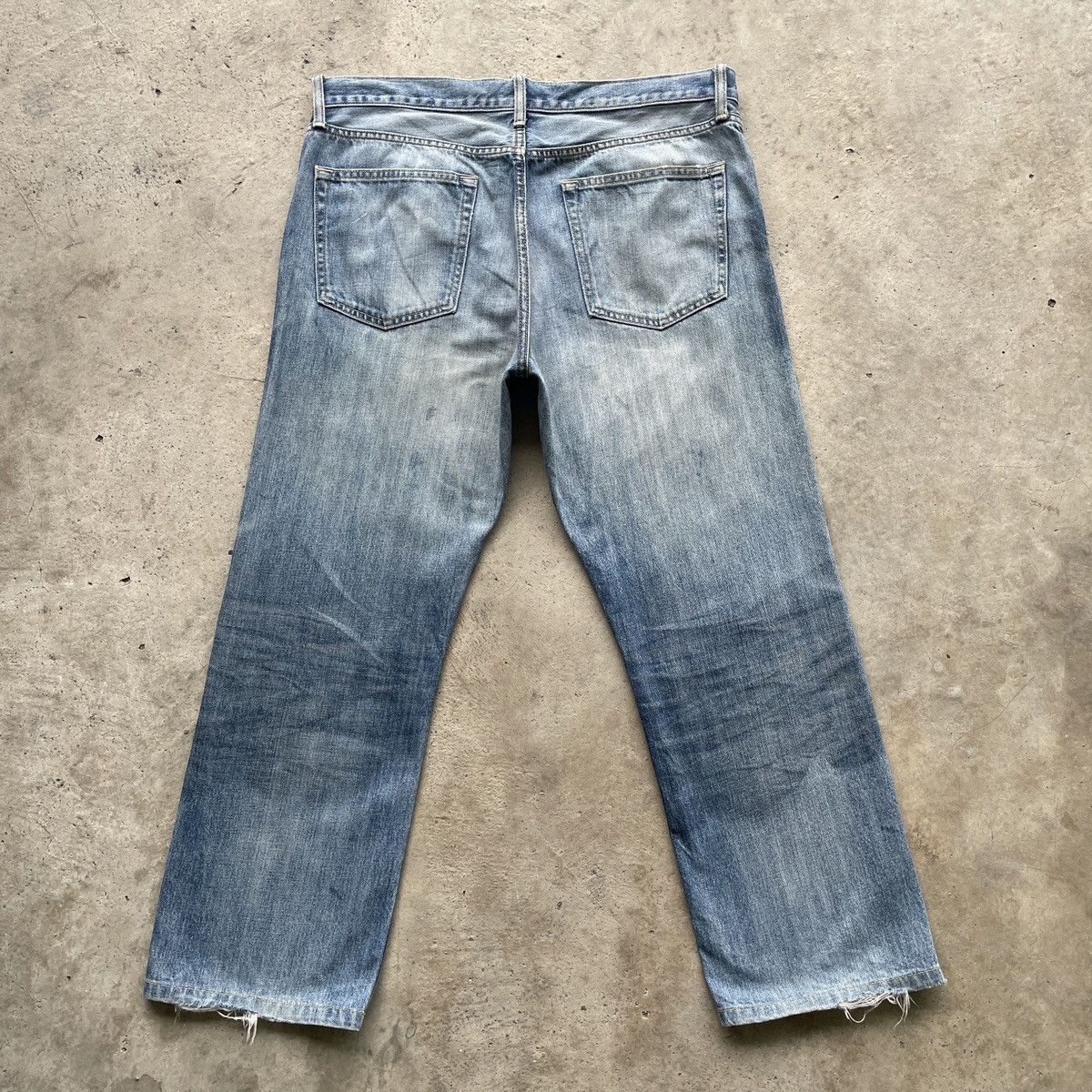 Japanese Brand W36💥 Vintage Japanese Brand UJ Faded Denim Jeans Pants Size US 36 / EU 52 - 10 Thumbnail