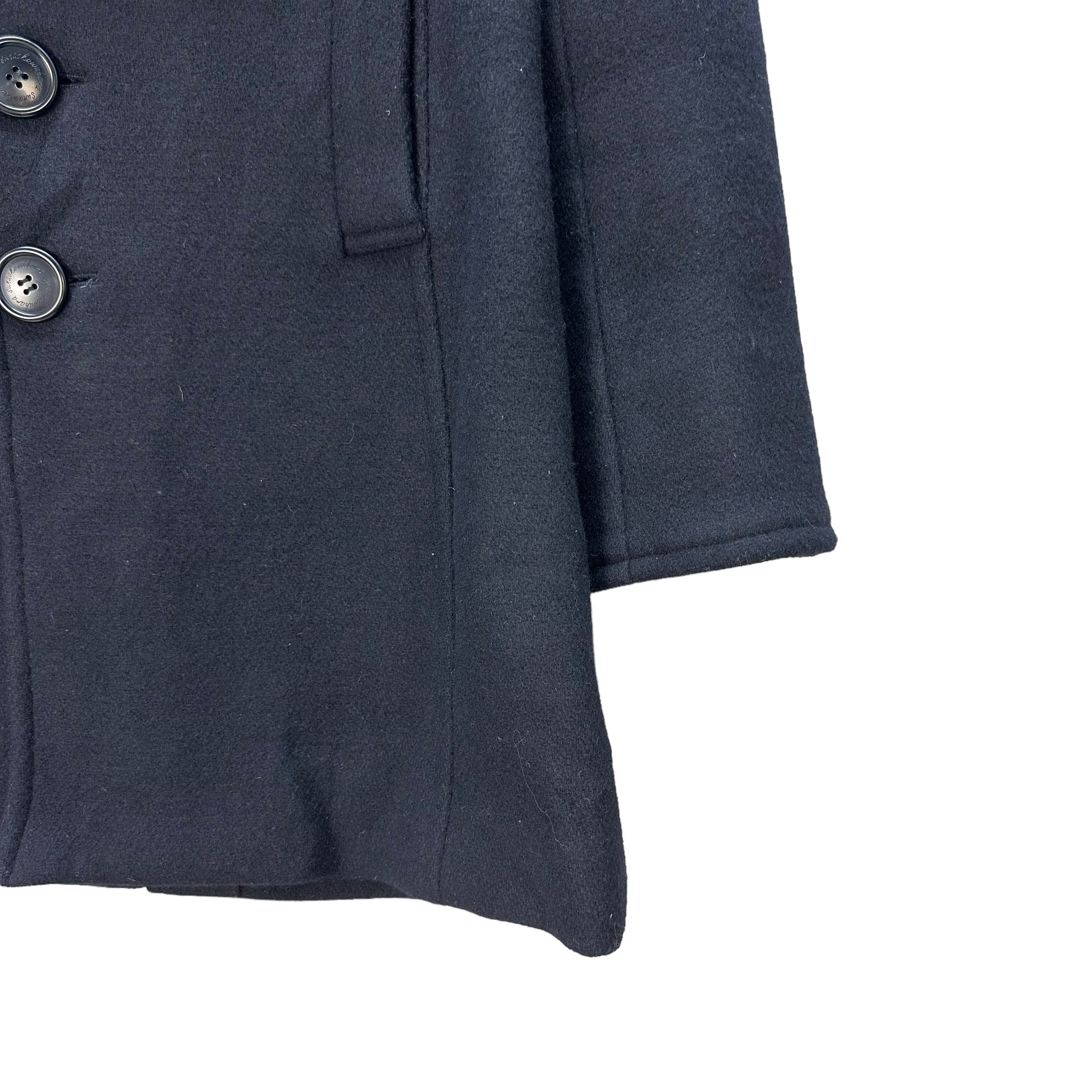Sunao Kuwahara SUNAO KUWAHARA FUR HOODIE WOOL OVERCOAT #8363-005 Size L / US 10 / IT 46 - 5 Thumbnail