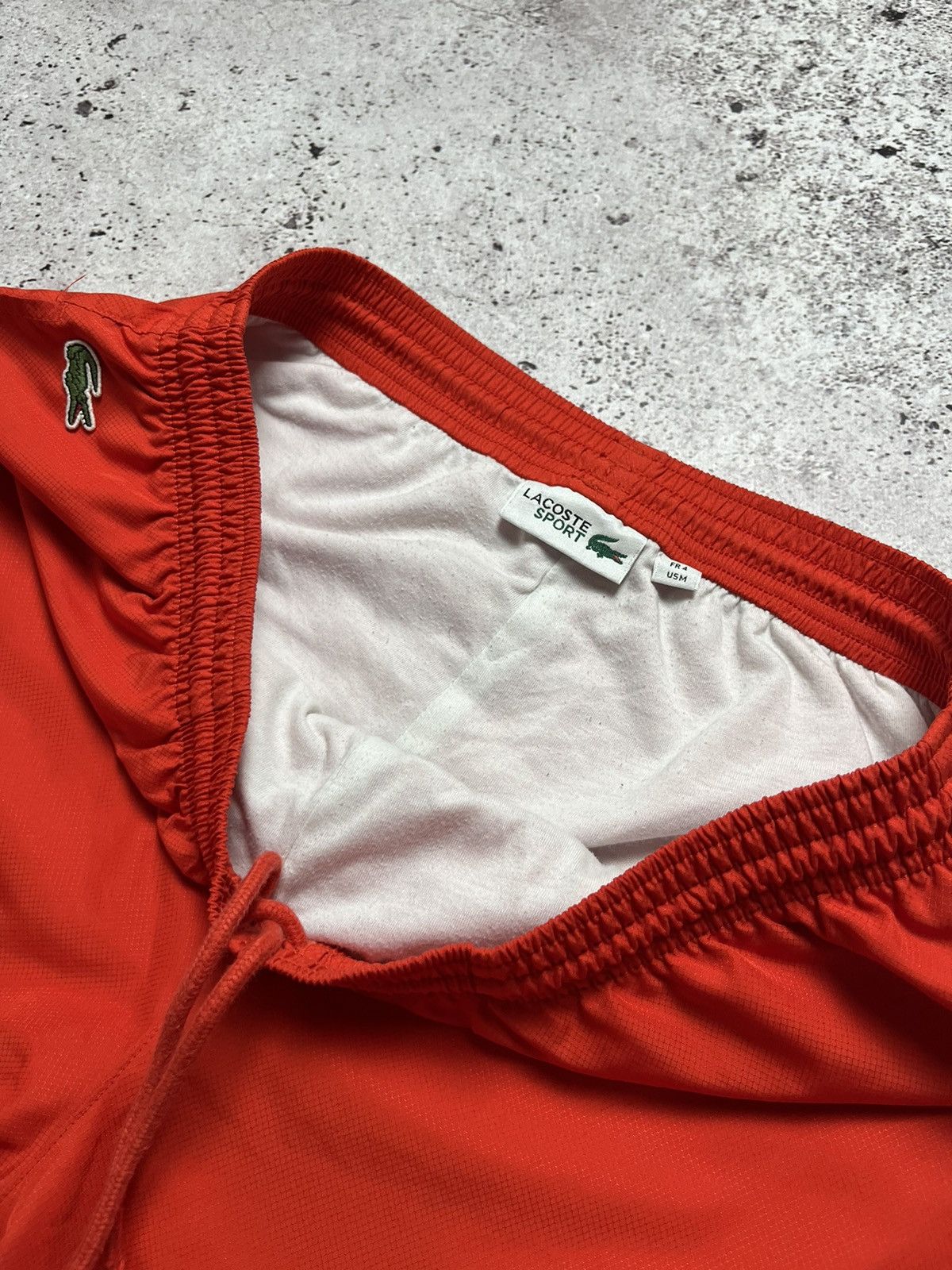 Lacoste Vintage Y2K Men’s Lacoste Orange Nylon Joggers Pants Size US 32 / EU 48 - 4 Thumbnail
