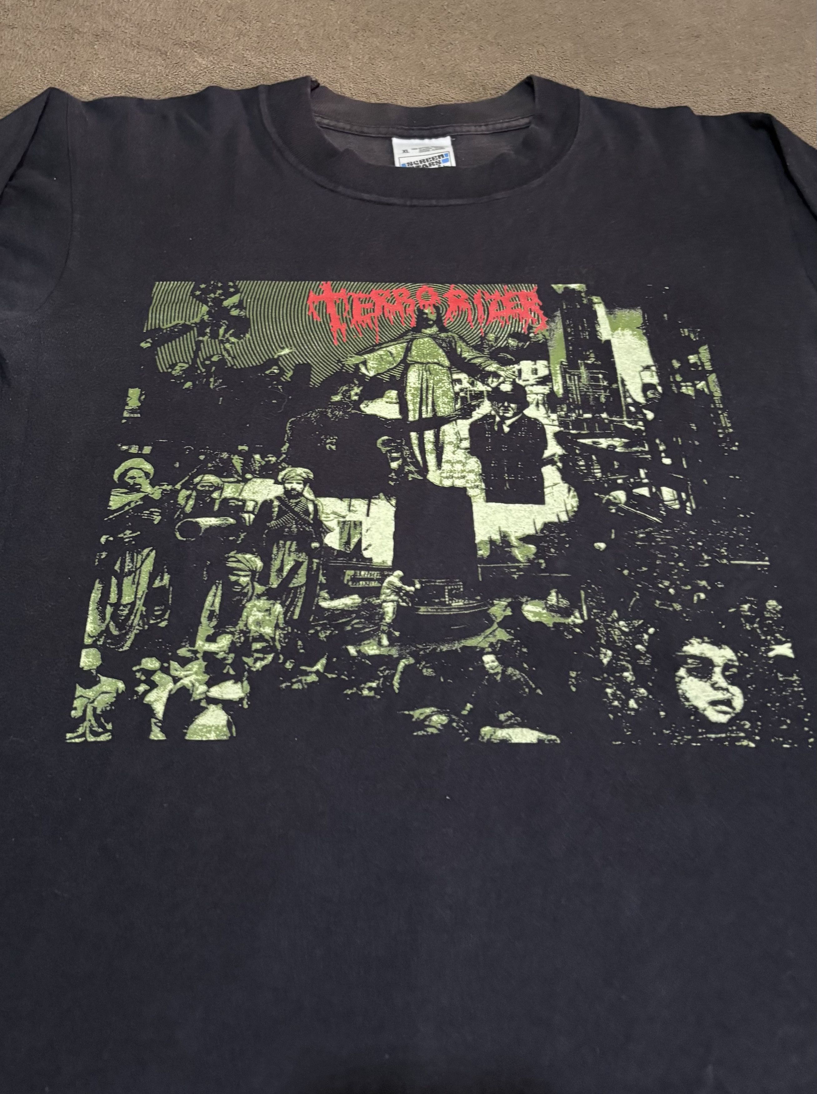 Vintage Vintage Terrorizer "World Downfall" Long Sleeve Shirt Size US M / EU 48-50 / 2 - 2 Thumbnail