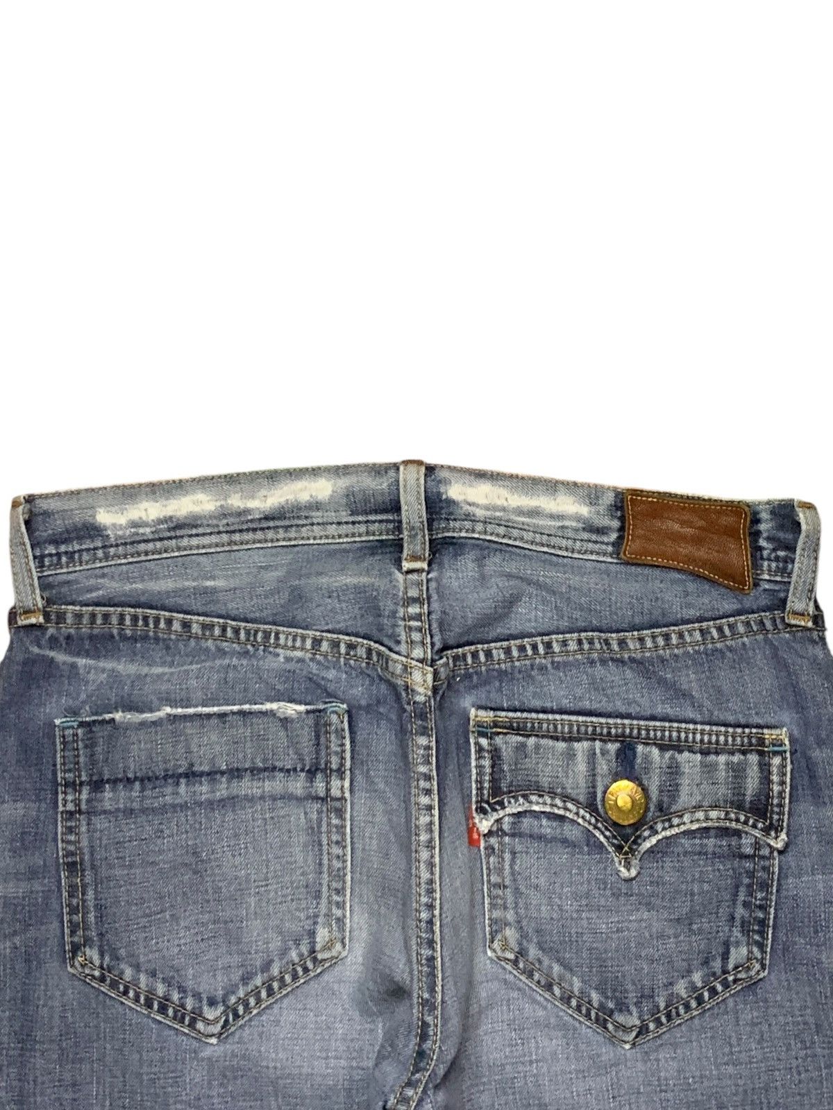 Levi's Vintage 90s Levis 705 Faded Wash Selvedge Loose Jeans Size US 30 / EU 46 - 9 Thumbnail