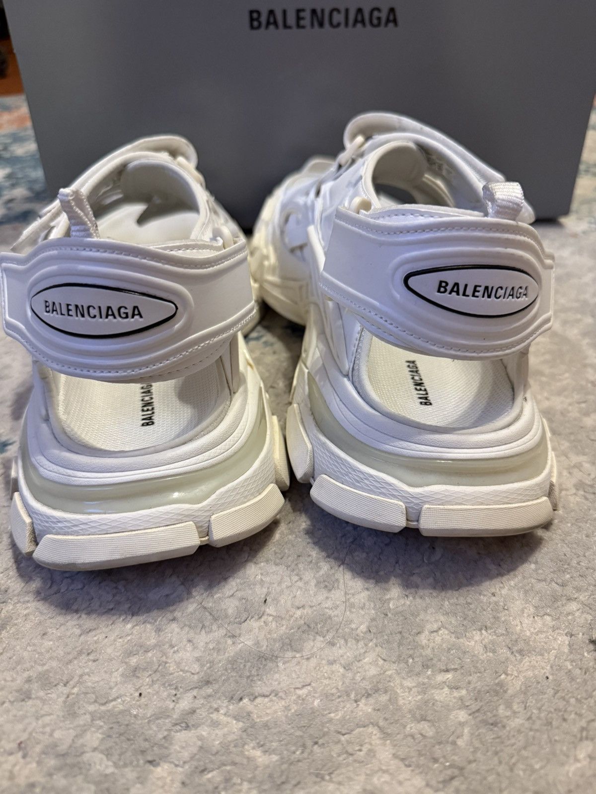 Balenciaga Balenciaga Track Sandal White Size US 11 / EU 44 - 7 Thumbnail