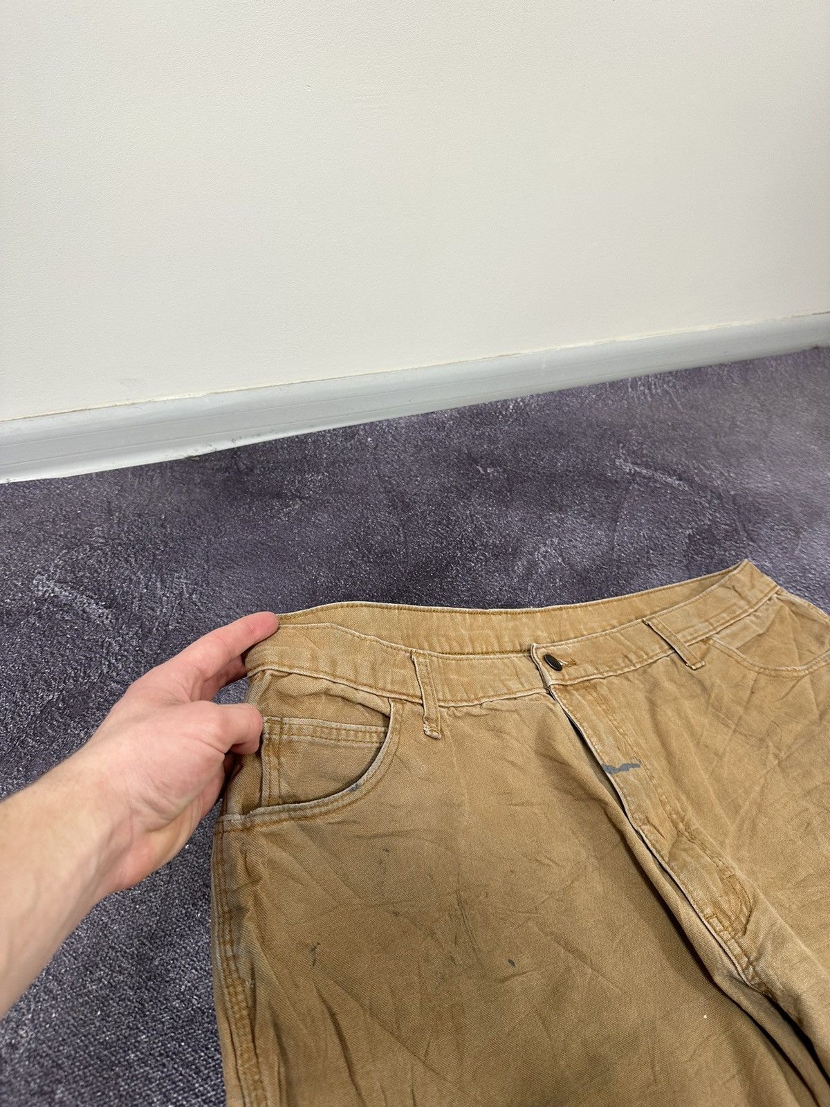 Dickies Vintage Dickies Distressed Carpenter Baggy Cargo Work Pants Size US 40 / EU 56 - 15 Thumbnail