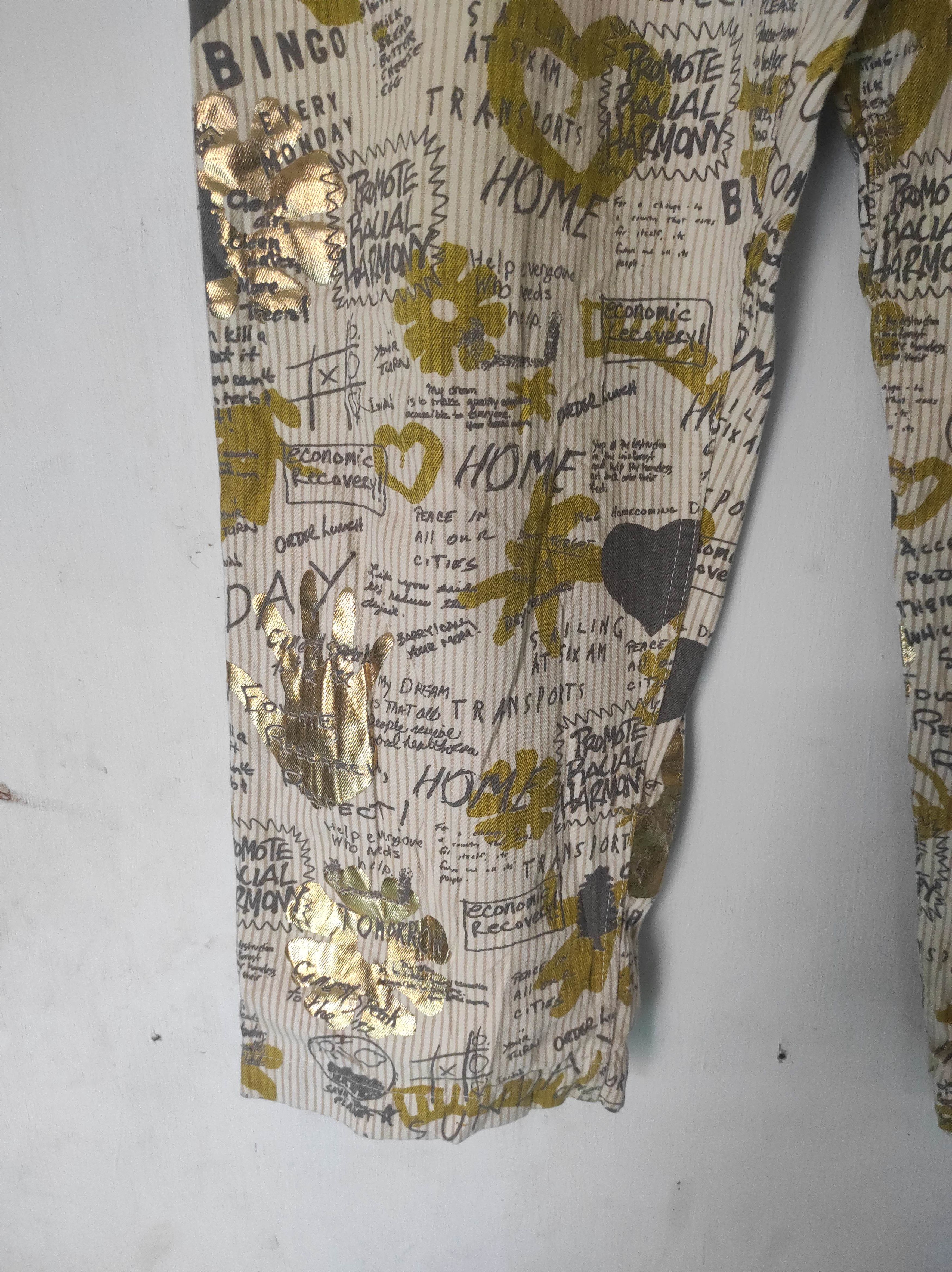 Comme des Garcons Comme Des Garcons Homme Plus AD2006 Printed Pant Size US 32 / EU 48 - 5 Thumbnail
