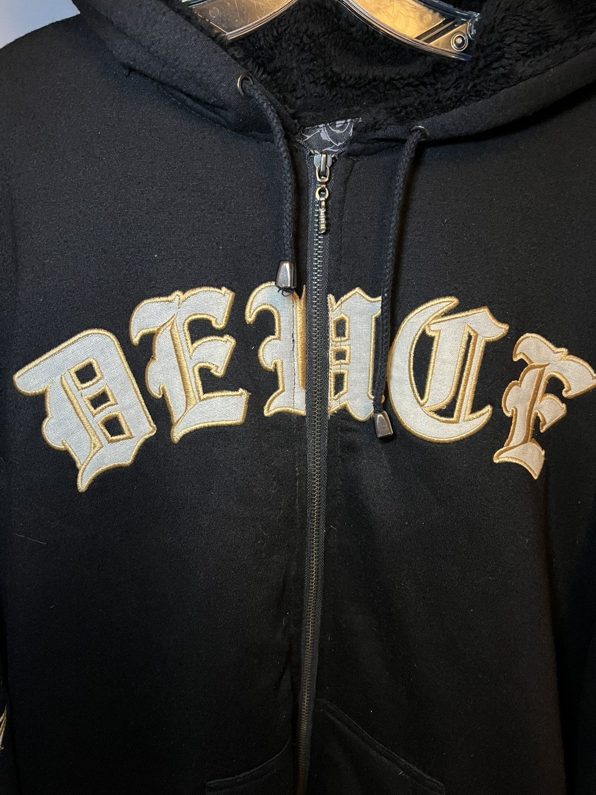 Other Vintage Dussault fur lined patchwork embroidered hoodie Size US XL / EU 56 / 4 - 17 Thumbnail