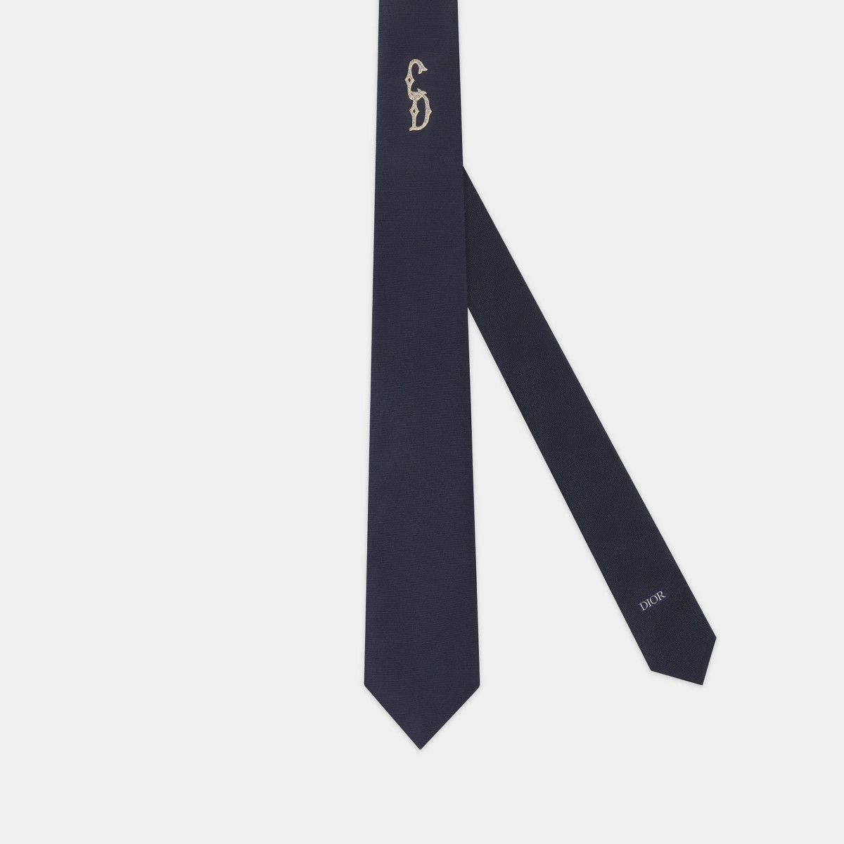 o1w1db11024 Size: OS / Cd Interlaced Tie in Navy Blue