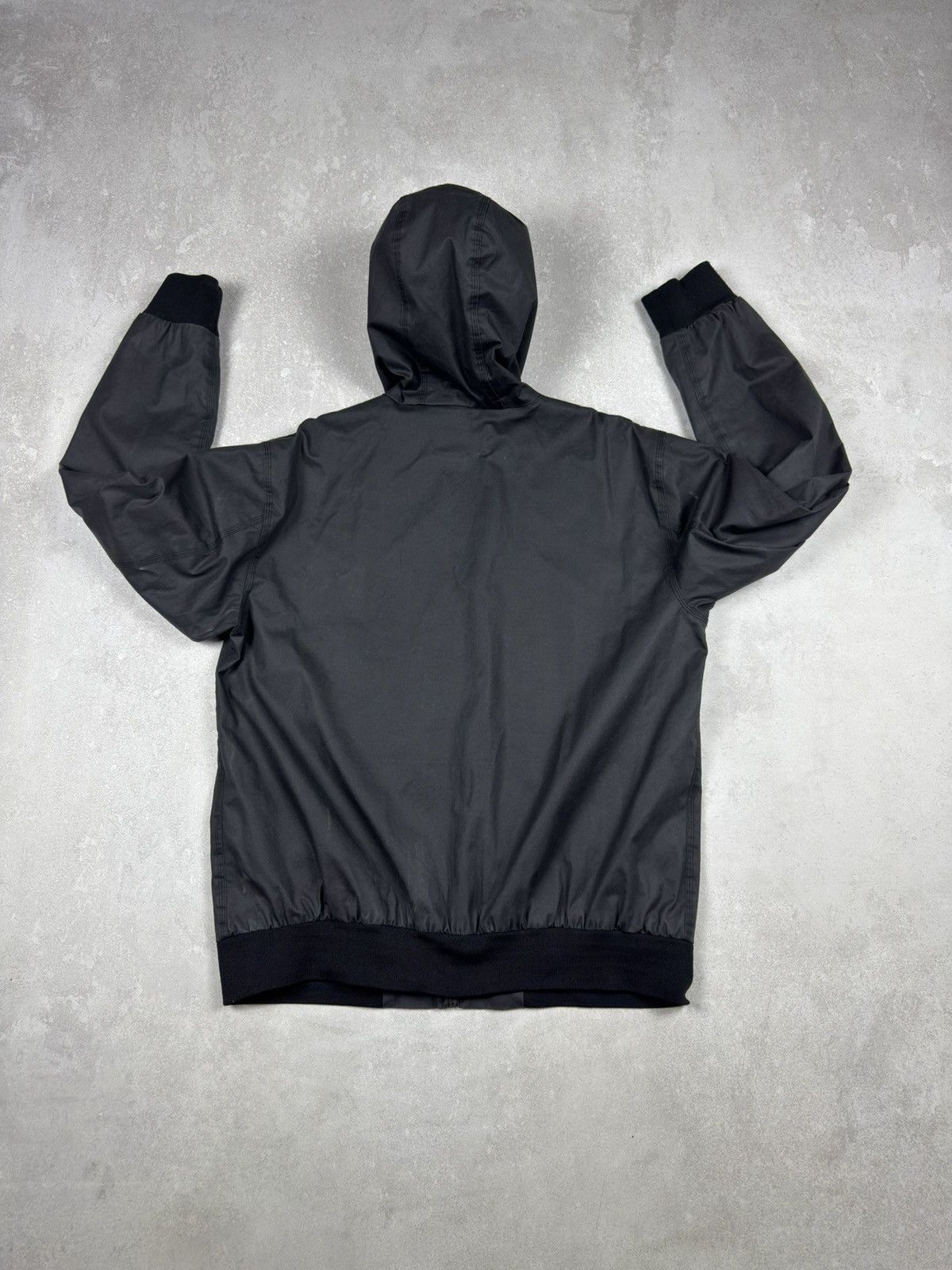 Carhartt Vintage Carhartt WIP Waxed Active Black Bomber Jacket Size US XL / EU 56 / 4 - 13 Thumbnail