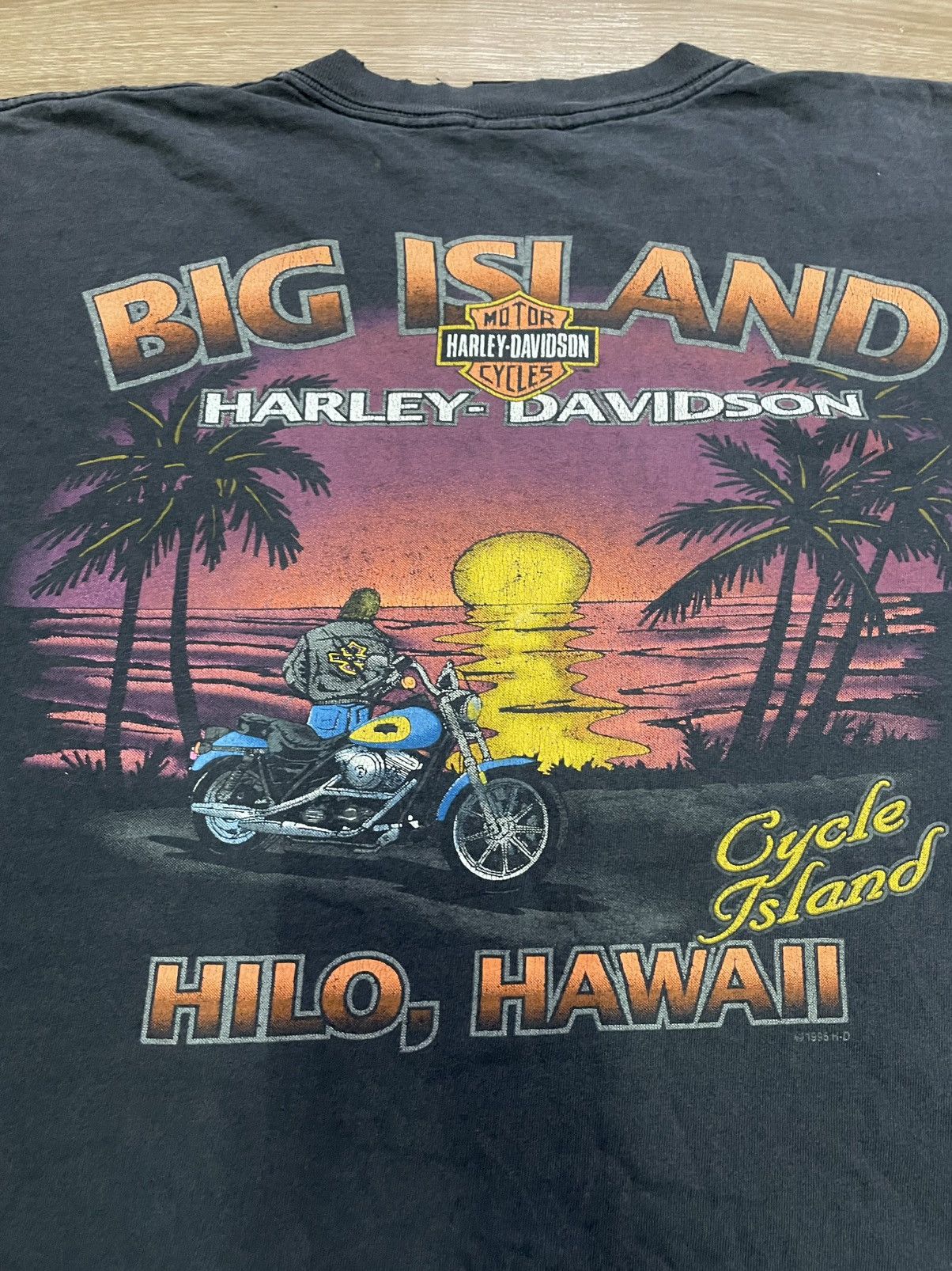 Vintage Vintage Harley Davidson cycle island Hawaii Size US XL / EU 56 / 4 - 9 Thumbnail