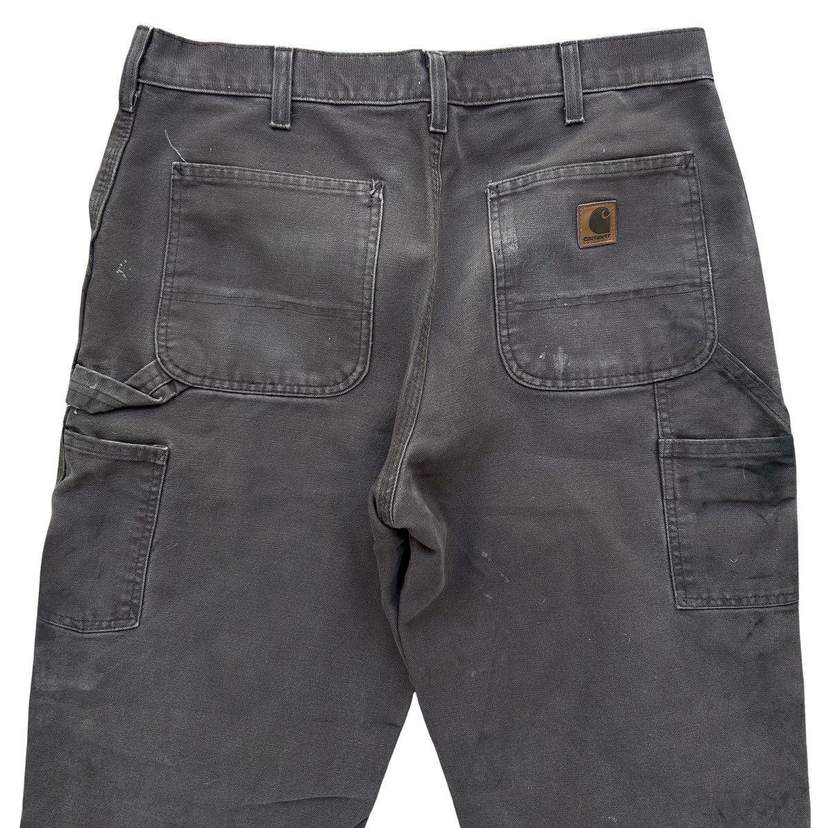 Carhartt Vintage Carhartt Brown Dungaree Pant Faded Size 34 Size US 34 / EU 50 - 5 Thumbnail