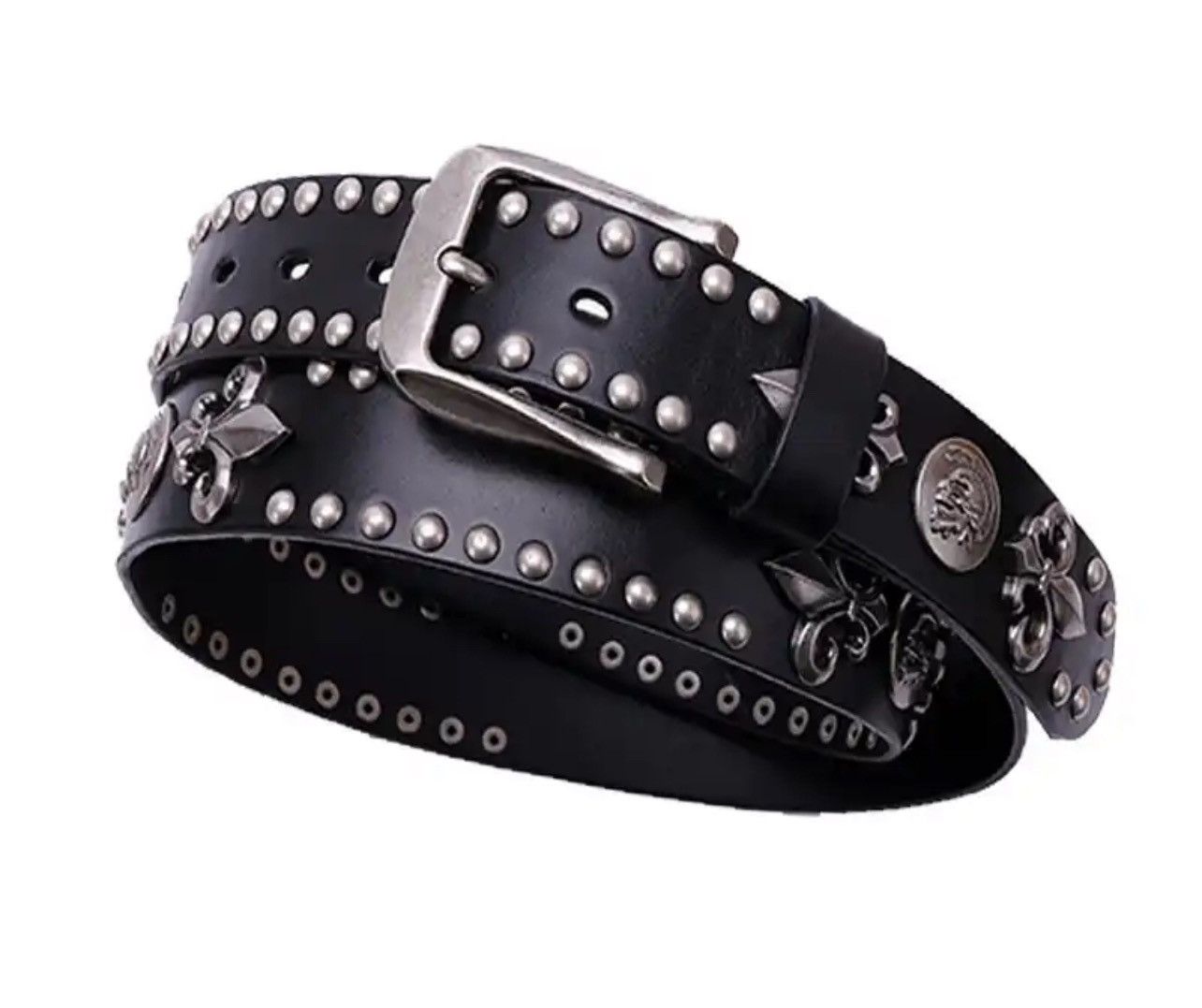 Other Heavy Metal Rivet Punk Belts Size ONE SIZE - 6 Thumbnail