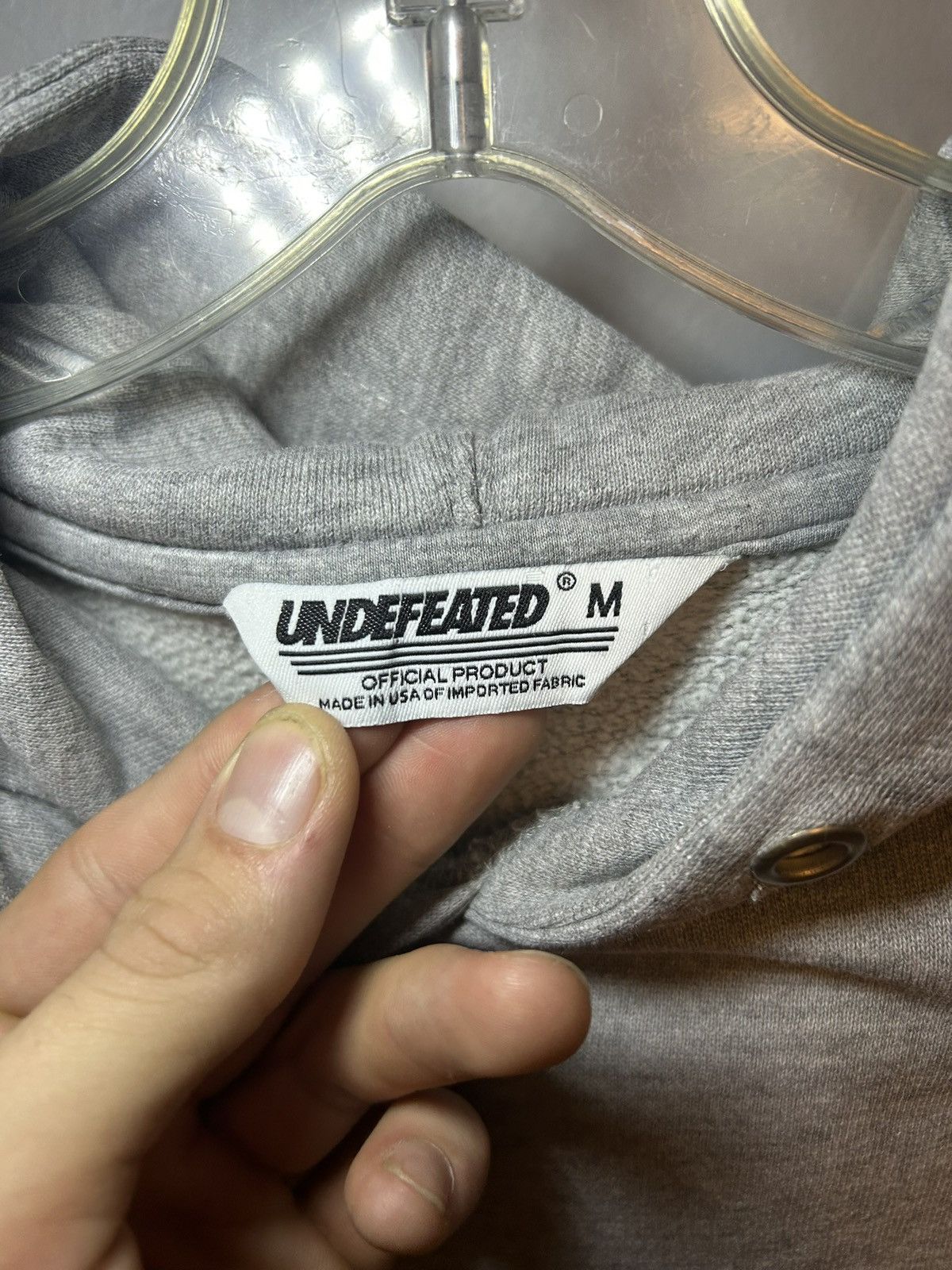 Undefeated Vintage Undefeated classic velvet 5 logo pullover hoodie Size US M / EU 48-50 / 2 - 3 Thumbnail