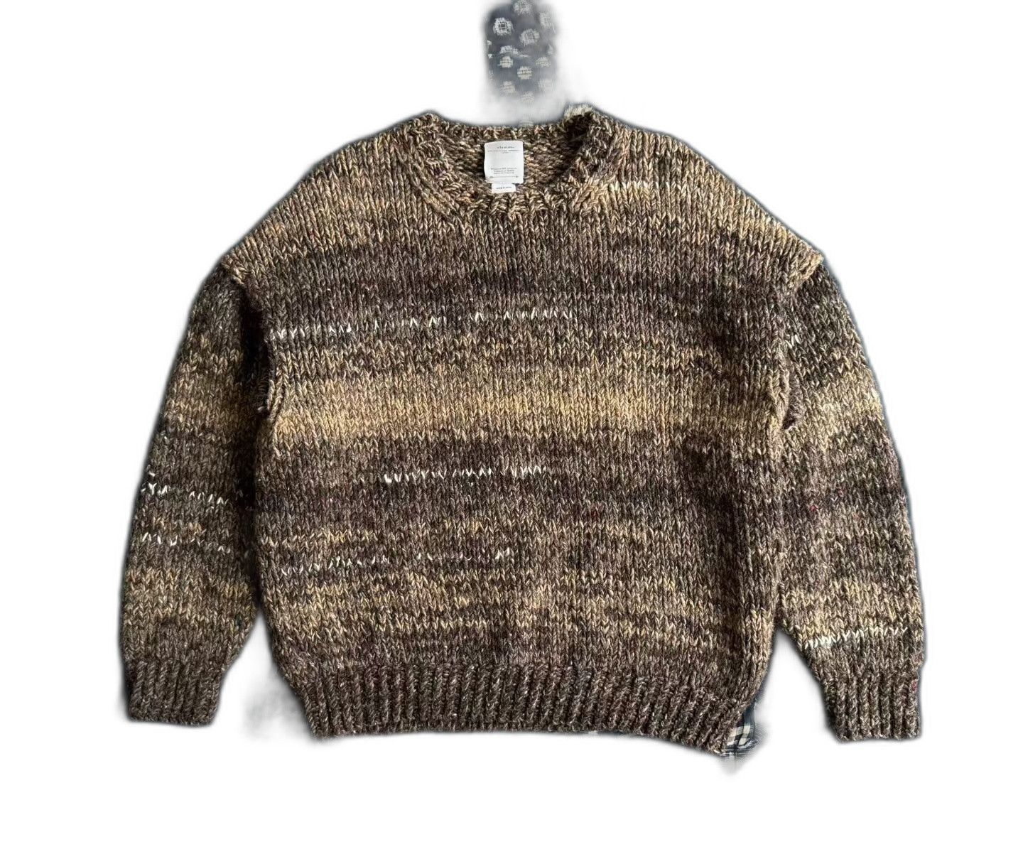 Visvim VISVIM 21AW AMPLUS CREW Gradient Hand Knit Sweater Size US L / EU 52-54 / 3 - 1 Thumbnail
