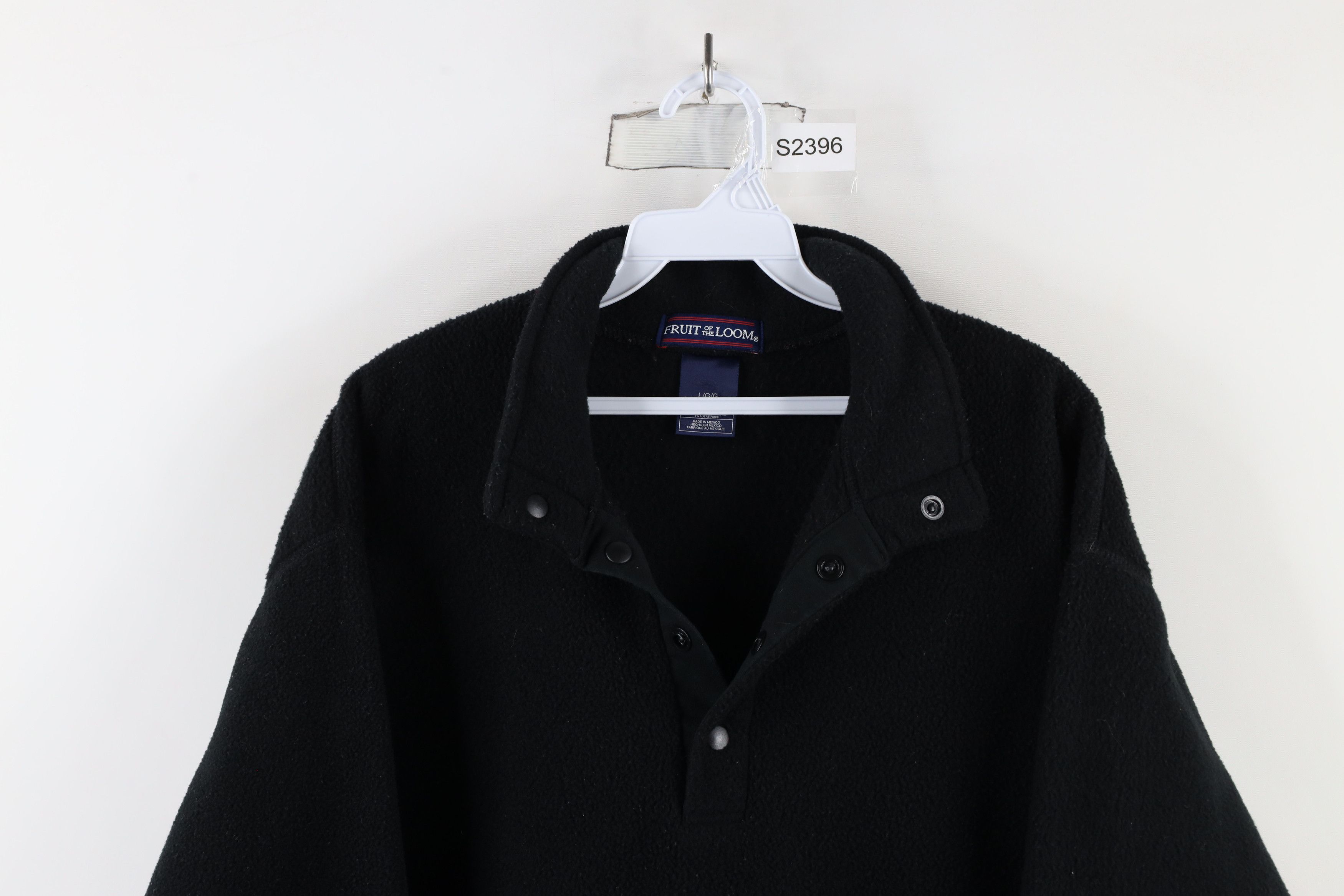 Vintage Vintage 90s Streetwear Snap Button Fleece Pullover Sweater Size US L / EU 52-54 / 3 - 2 Thumbnail