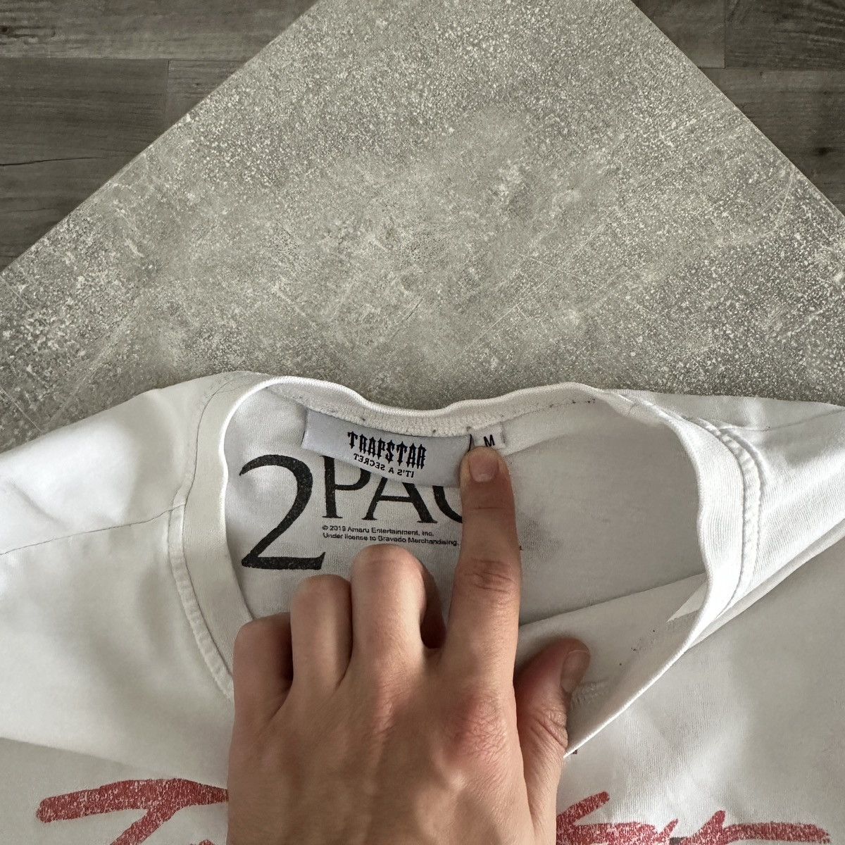 Rap Tees Trapstar London x 2Pac rap tee official 2019 y2k og Tupac Size US M / EU 48-50 / 2 - 7 Thumbnail
