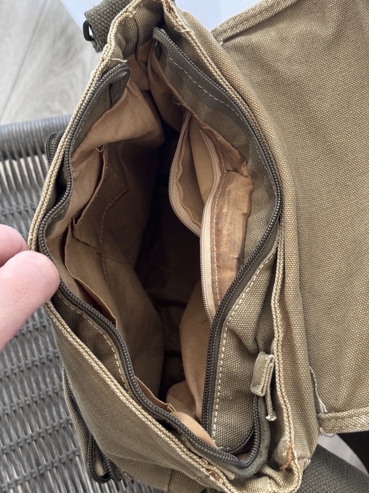 Diesel Vintage Diesel Spare Parts Military Beige Crossbody Bag Size ONE SIZE - 10 Thumbnail