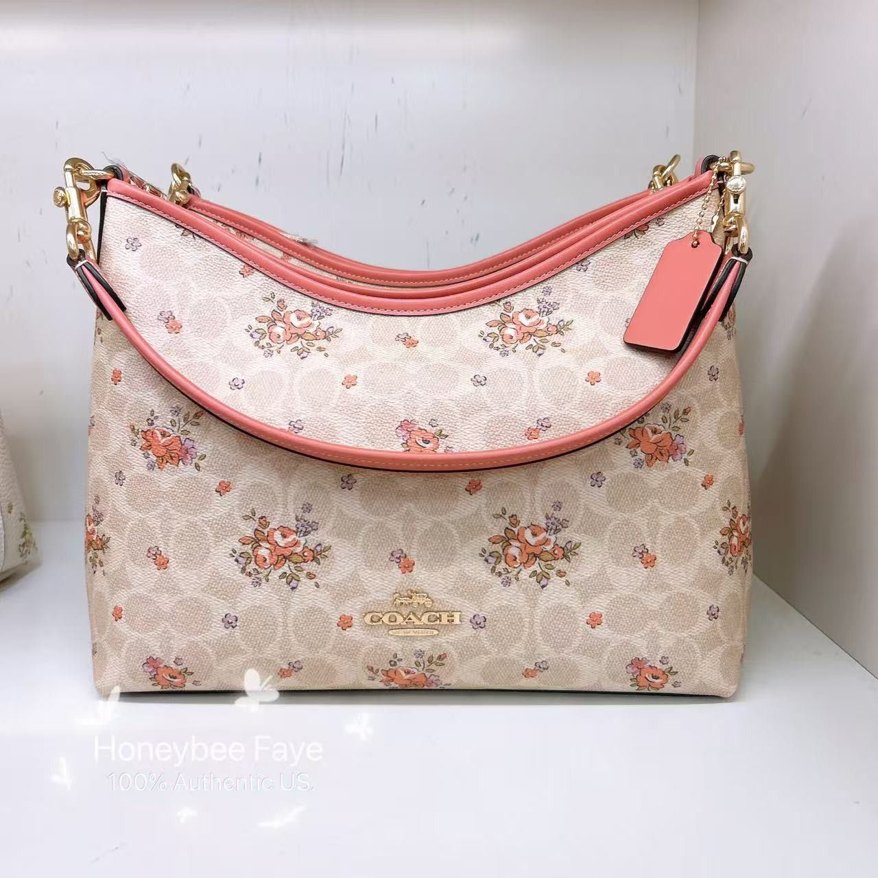 Coach Laurel Shoulder Bag In Signature Canvas Floral Print CAL36 Size ONE SIZE - 1 Thumbnail