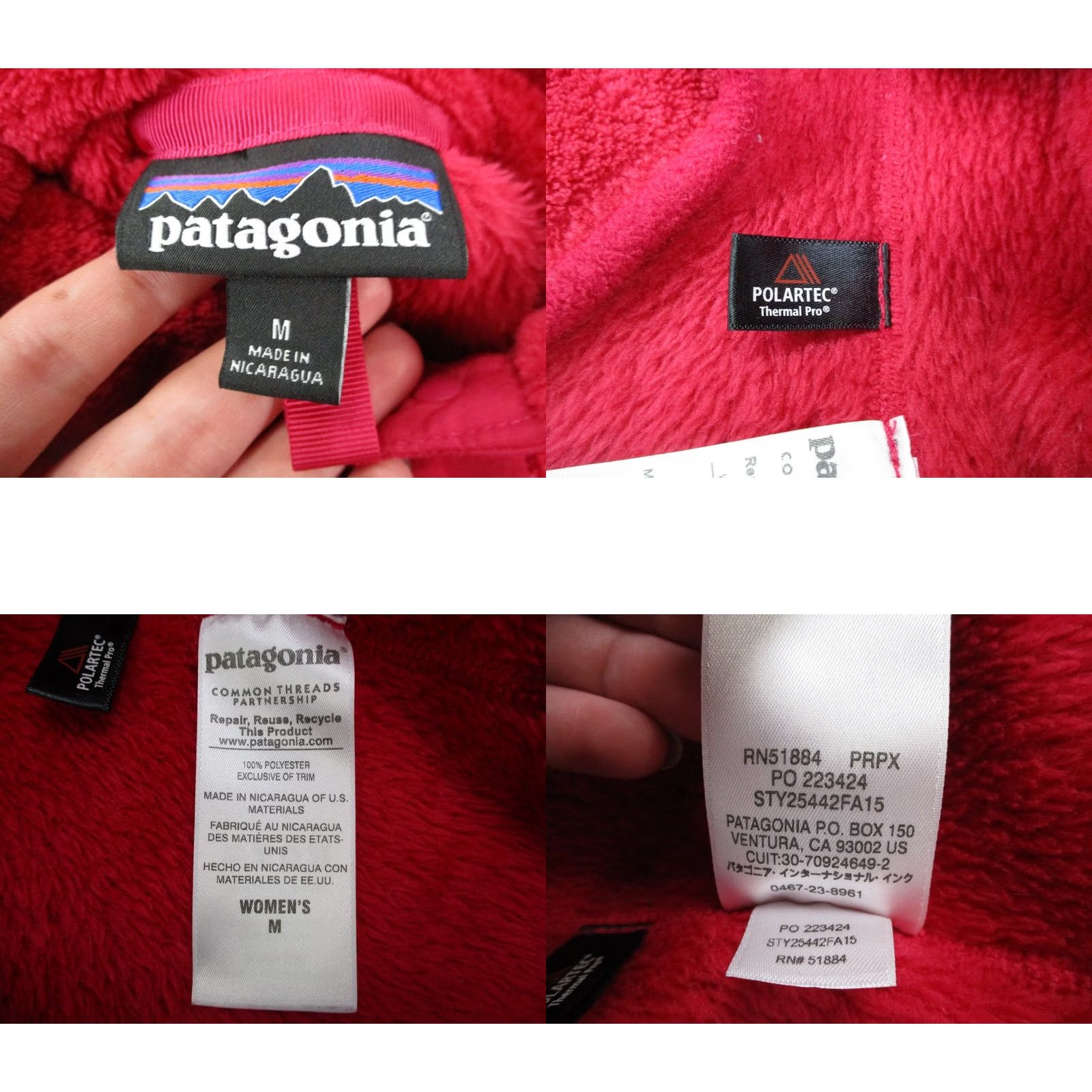 Patagonia Patagonia Snap T Jacket Sweater Womens M Red Outdoor Hiking Camping 25442 Size M / US 6-8 / IT 42-44 - 8 Thumbnail